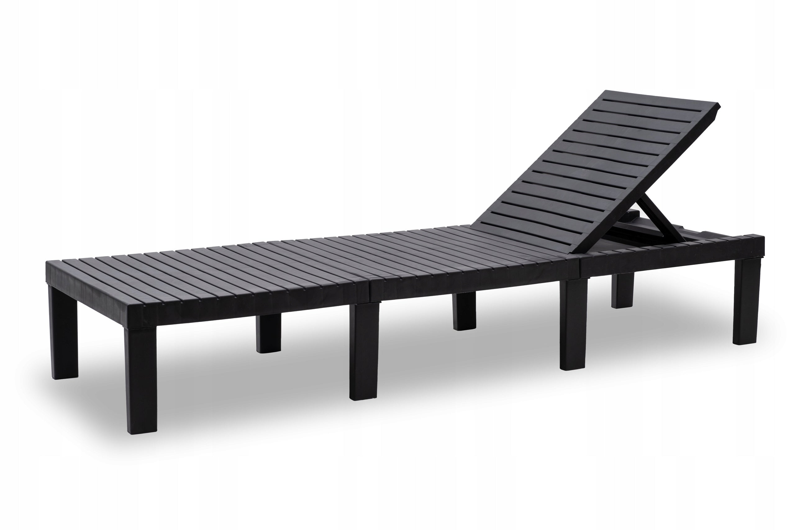 Garden Beach Lounger with PILLOW Haiti PROgarden Anthracite Kind sunbed