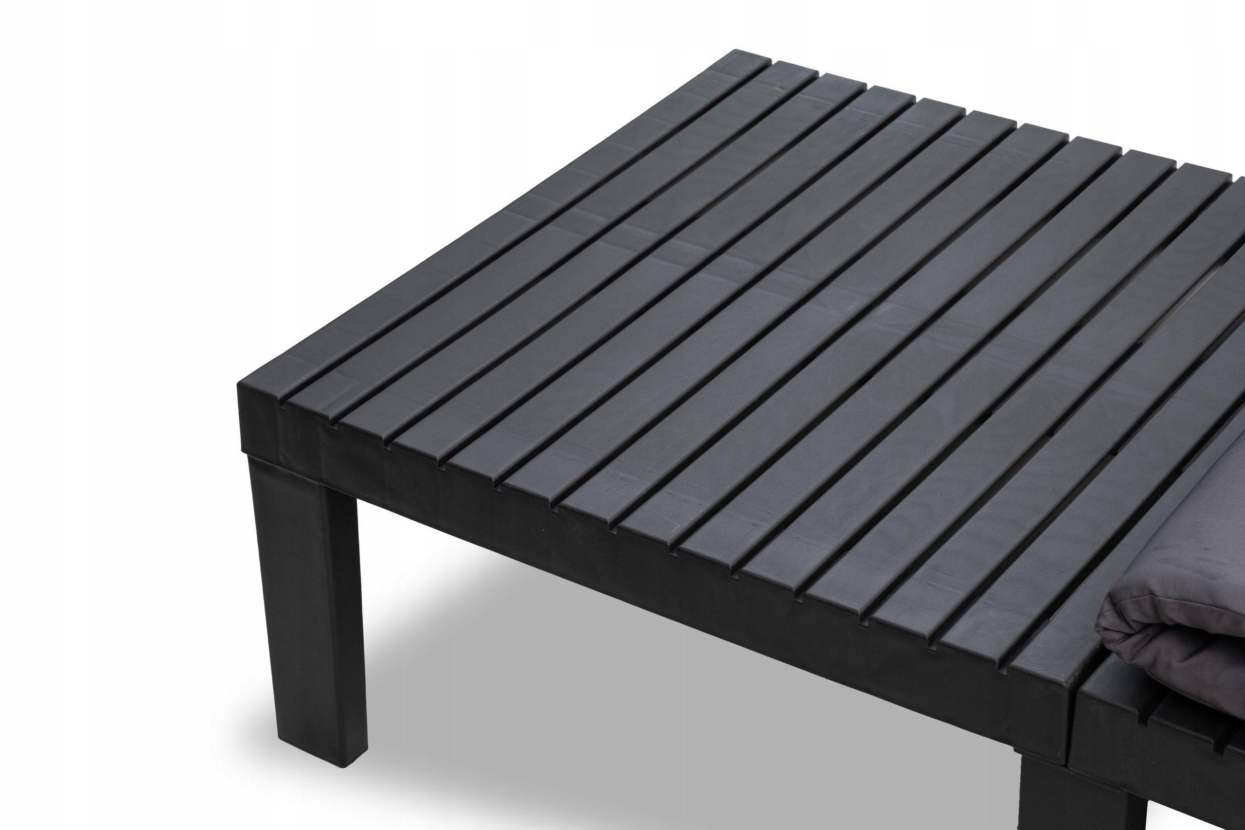 Garden Beach Lounger with PILLOW Haiti PROgarden Anthracite Length (longer side) 195 cm