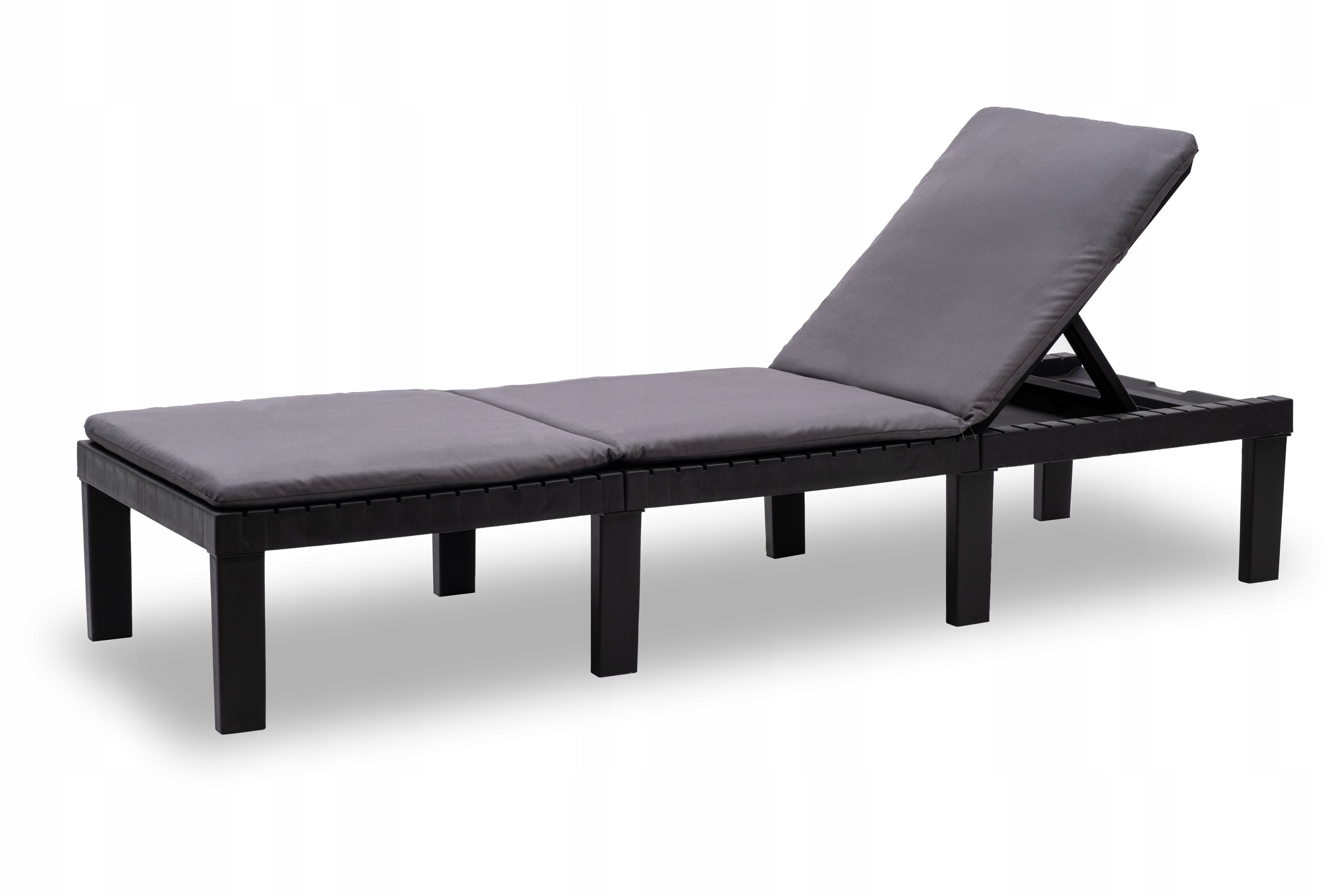 Garden Beach Lounger with PILLOW Haiti PROgarden Anthracite