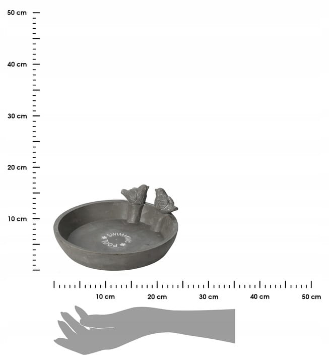 Garden Bird Drinker for Terrace Balcony Drinker 23,5 cm Garden Ornament Manufacturer Progarden