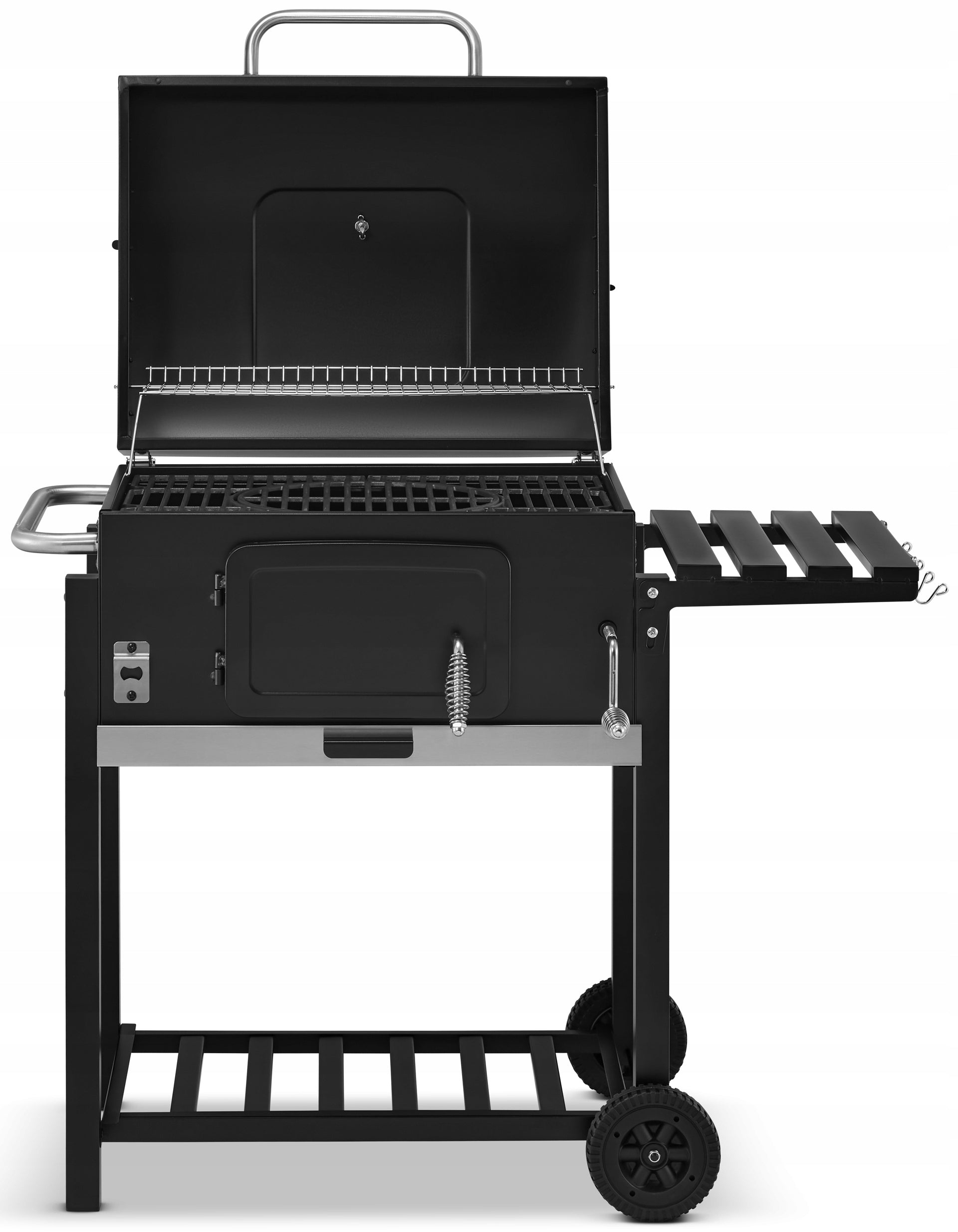 Garden CHARCOAL GRILL GRÖNER thermometer LARGE CAST IRON GRATE 57x42cm +FREEBIES Grill width 107 cm