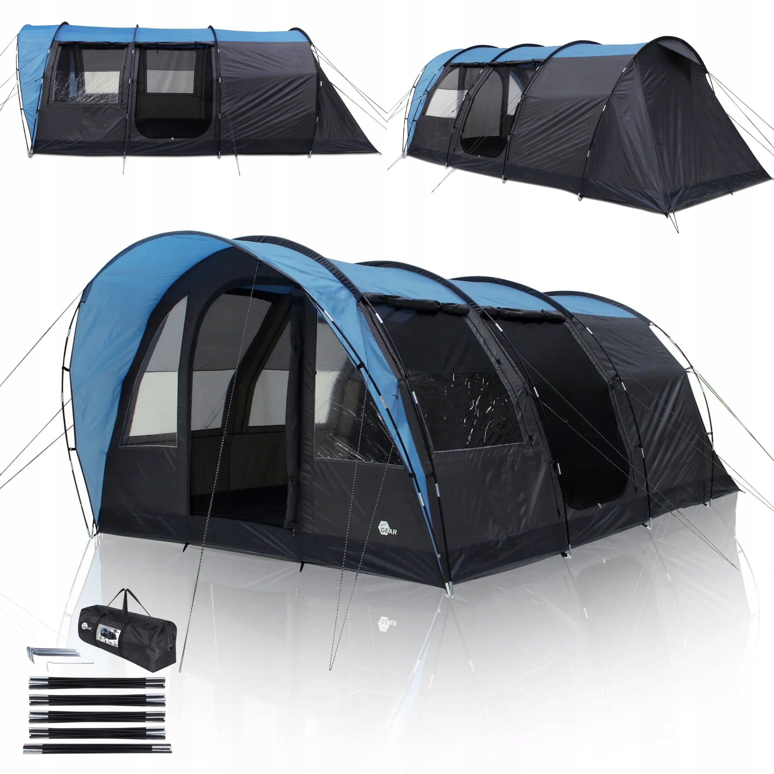 Garden Camping Hiking Tent 5 Person Lightweight Waterproof High