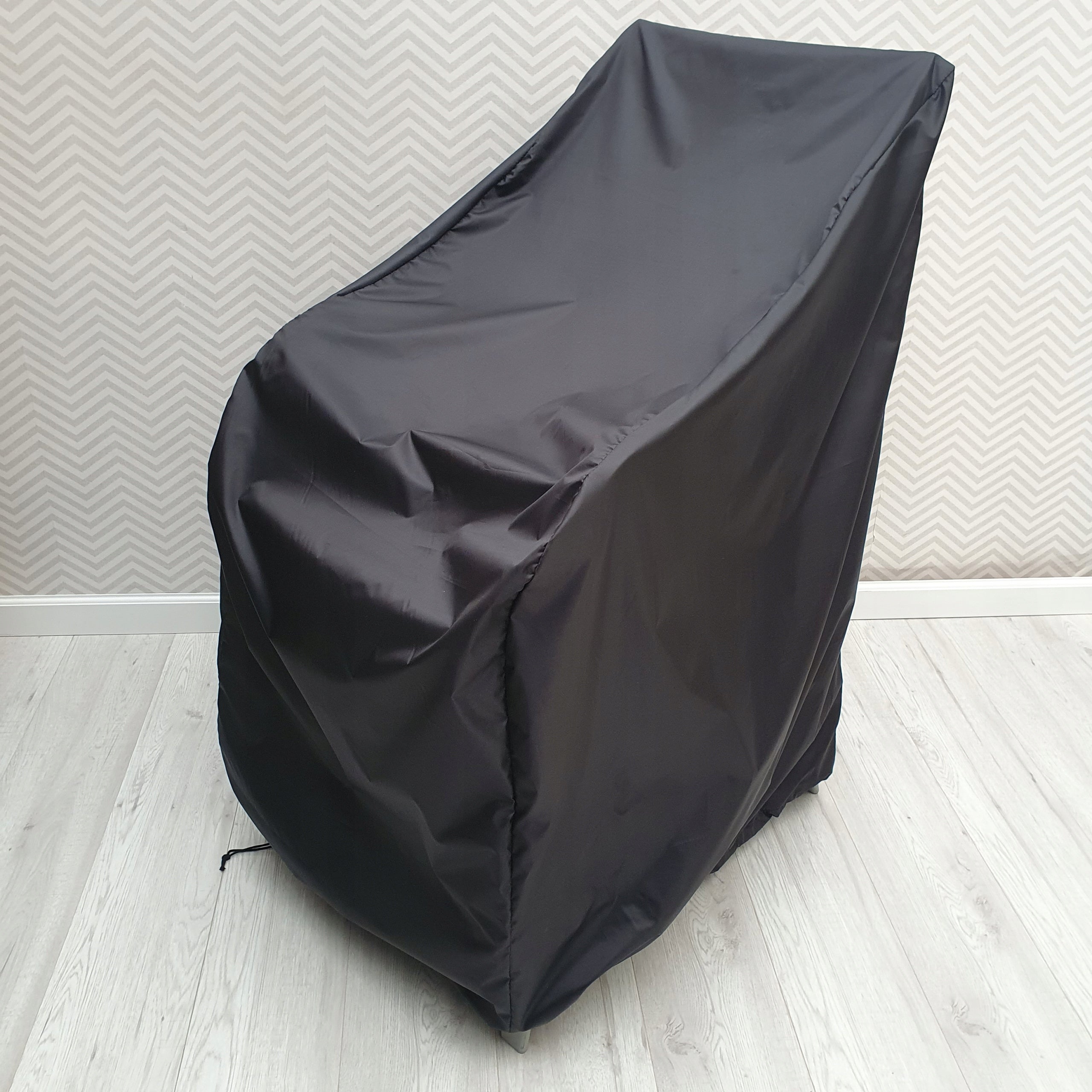 Garden Chair Cover 80 x 58 x 110 cm Black Chair Cover Manufacturer no brand