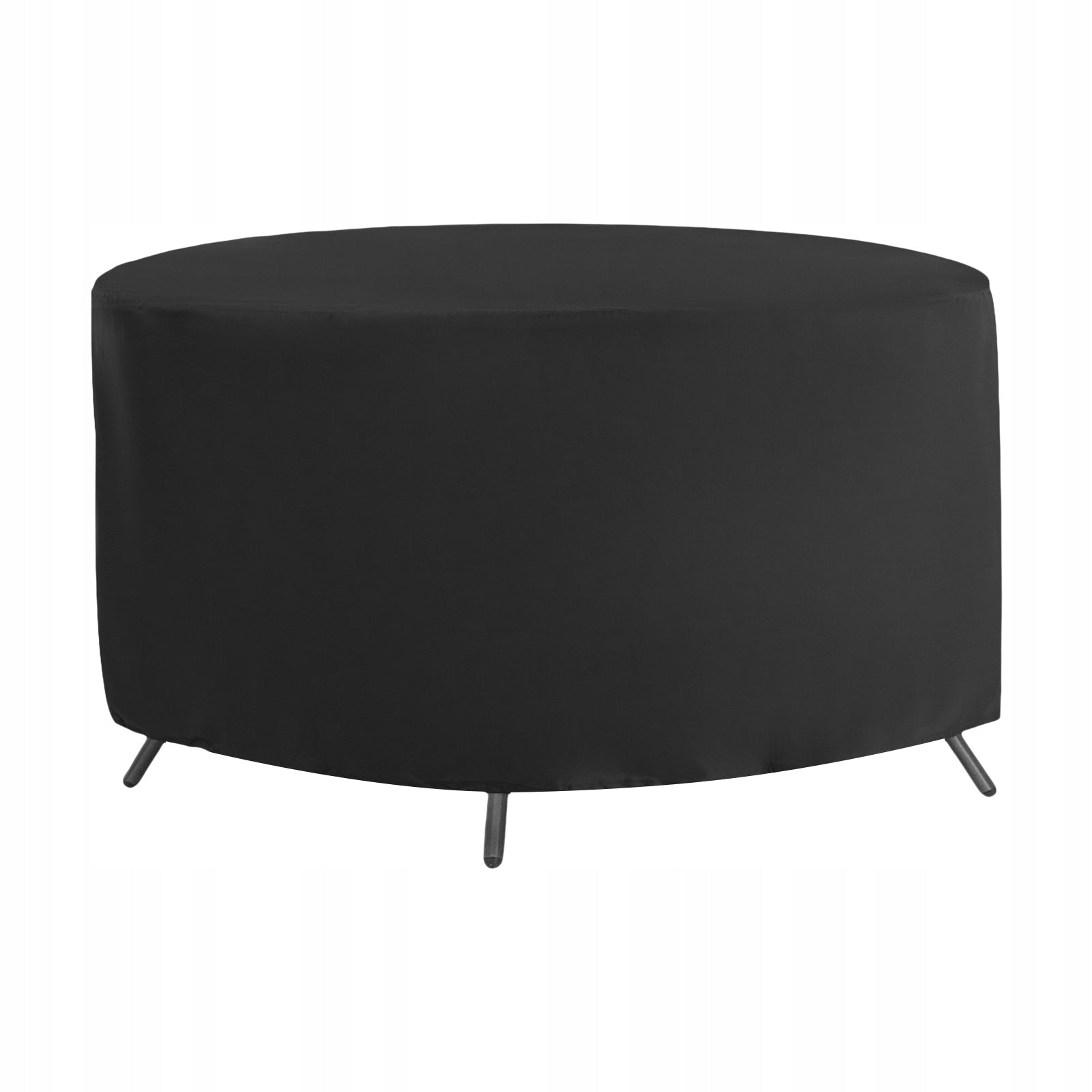 Garden Chair Cover, Waterproof Circular Terrace Table and Chair Cover-Black