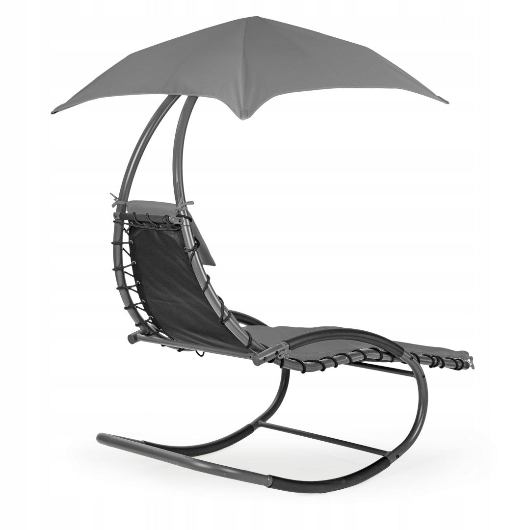 Garden Chair Sun Lounger Rocking Garden Hammock Grey Terrace Garden Brand no brand