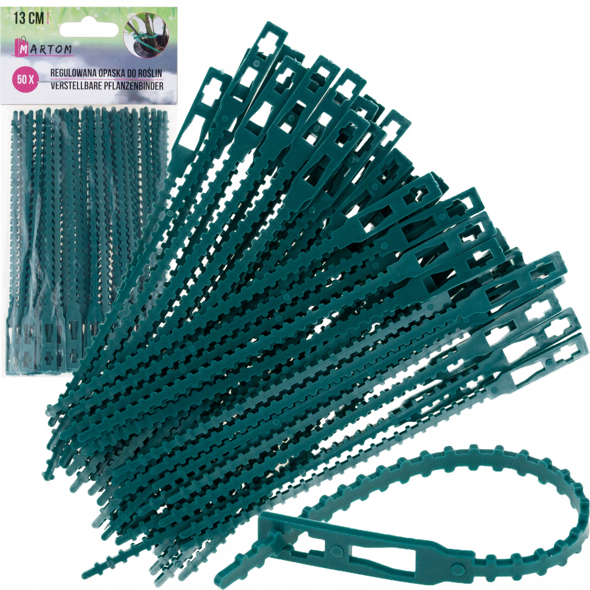 Garden Clamp Bands for Garden Plant Binding 50 Pcs 13cm Manufacturer code TG77620
