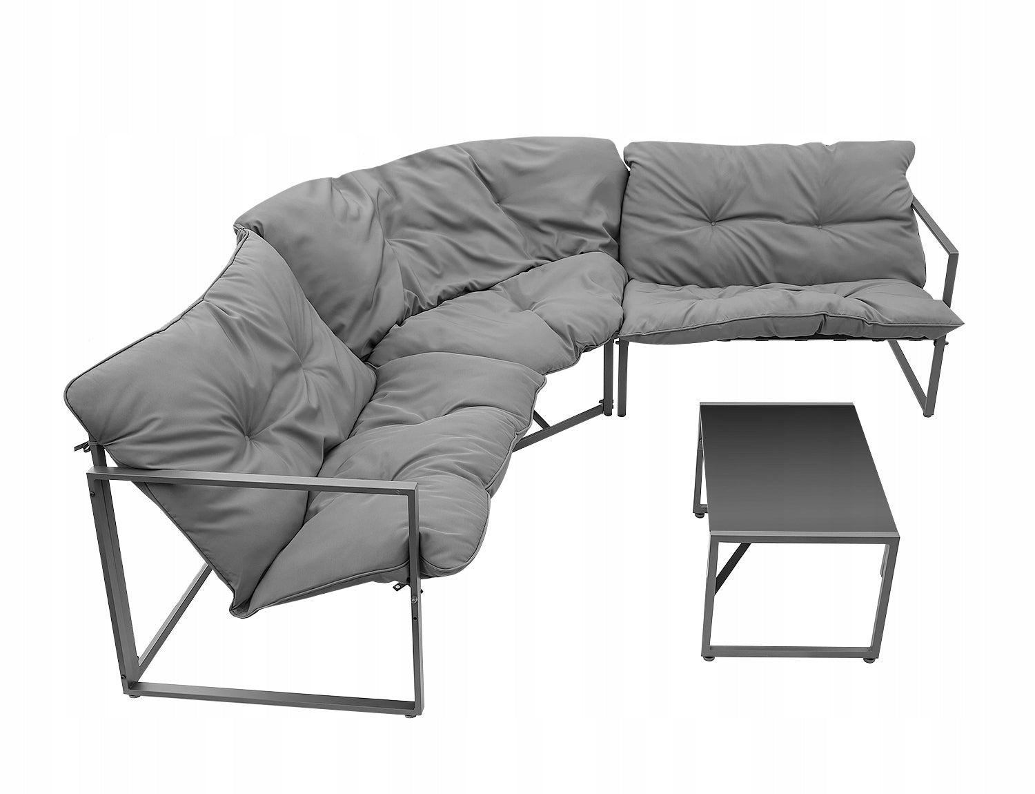 Garden Corner Set Garden Furniture LAZIO Glass Top + Cushions EAN (GTIN) 5903816902023