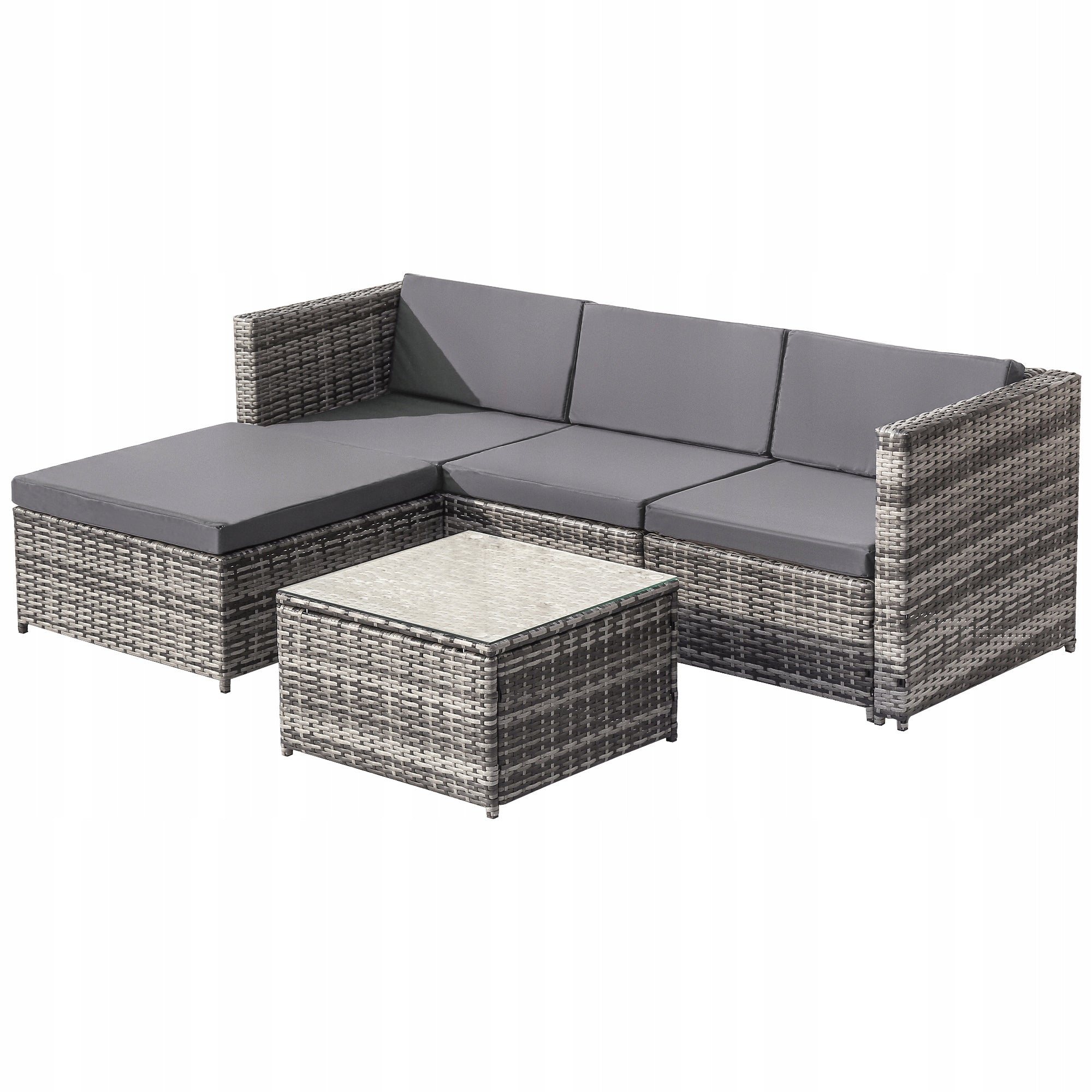 Garden Corner Set Technorattan Modular Set for Terrace 3os Szary EAN (GTIN) 6915789545700