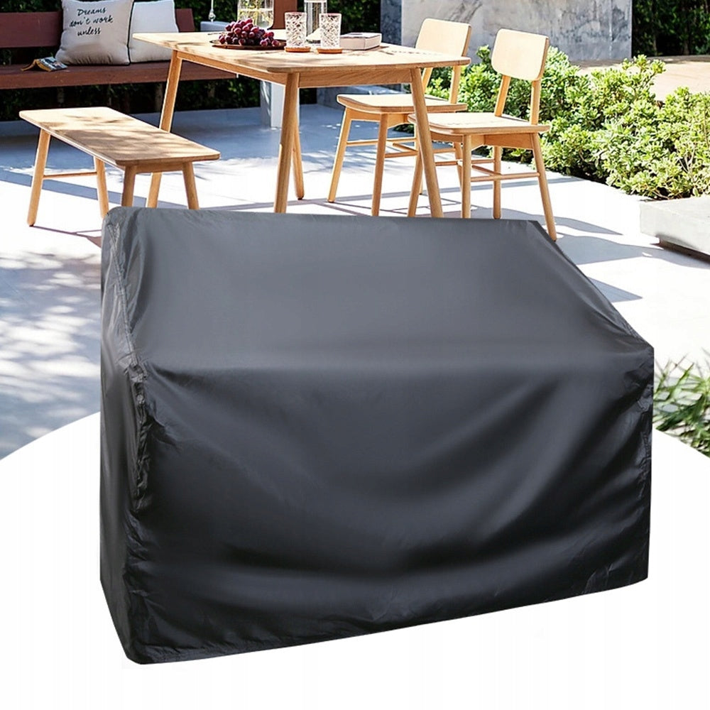 Garden Couch Cover 420D Waterproof Black Color black