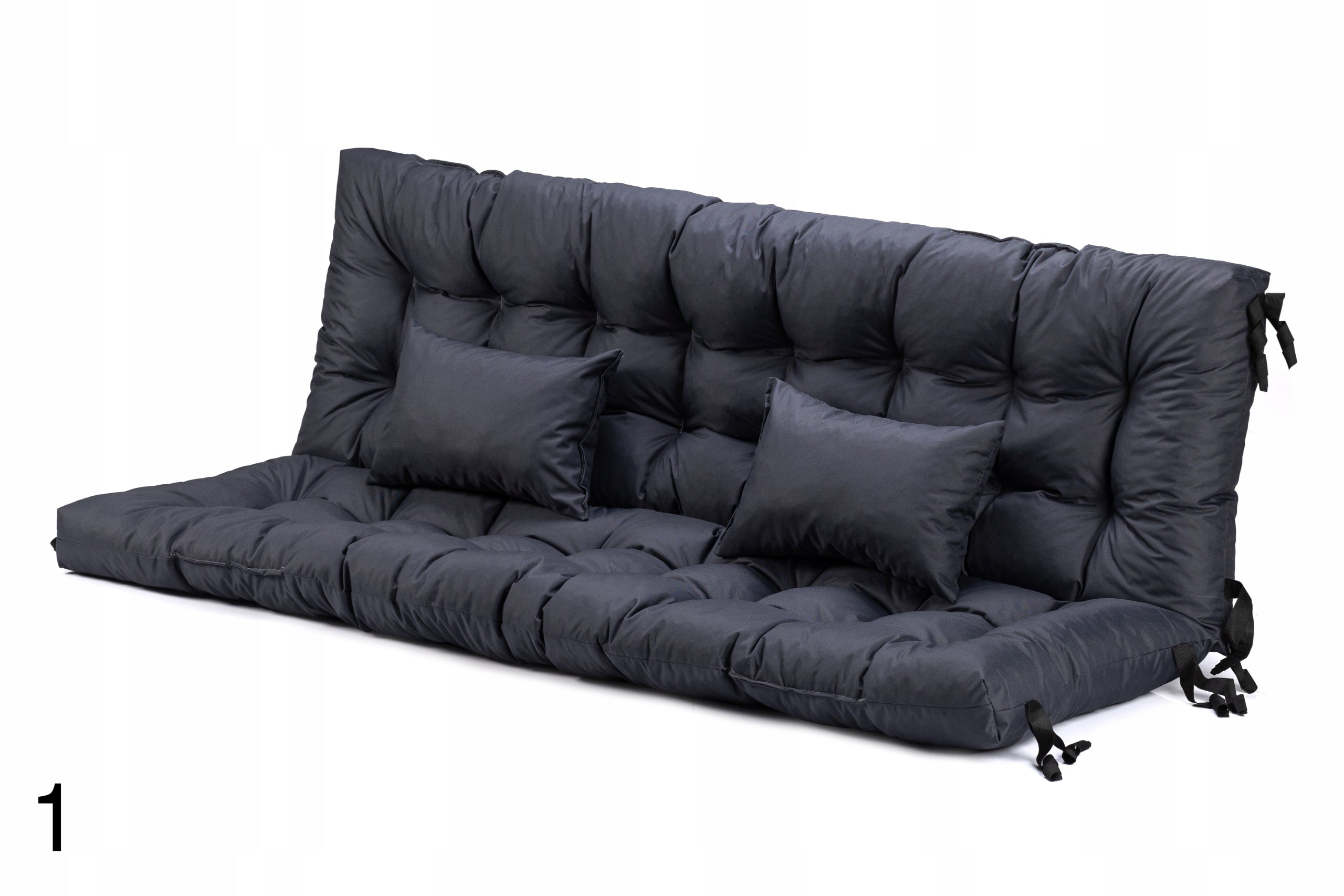 Garden Cushion 120 x 40 x 60 Quilted Swing/Bench Manufacturer no brand