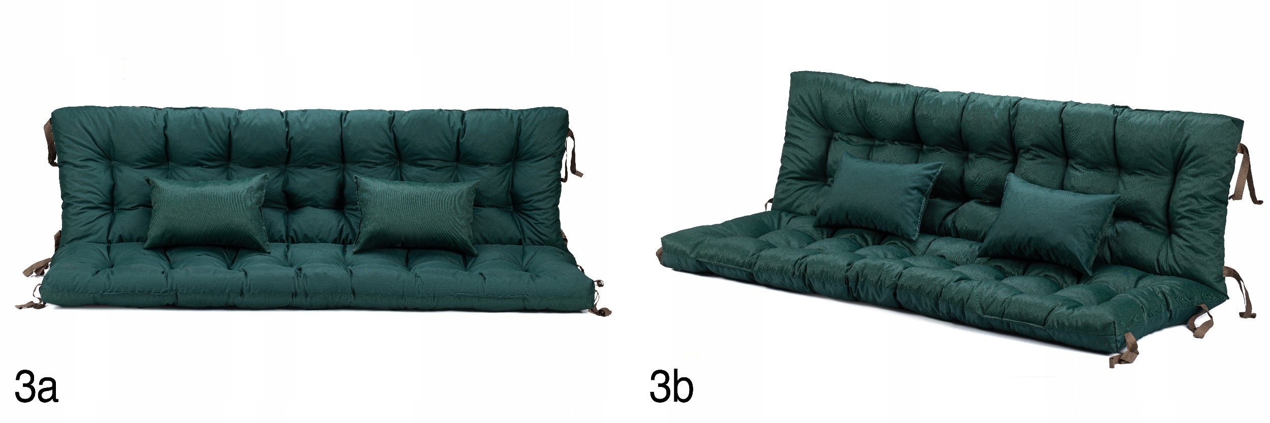 Garden Cushion 120 x 50 x 50 Quilted Swing/Bench Shape rectangular