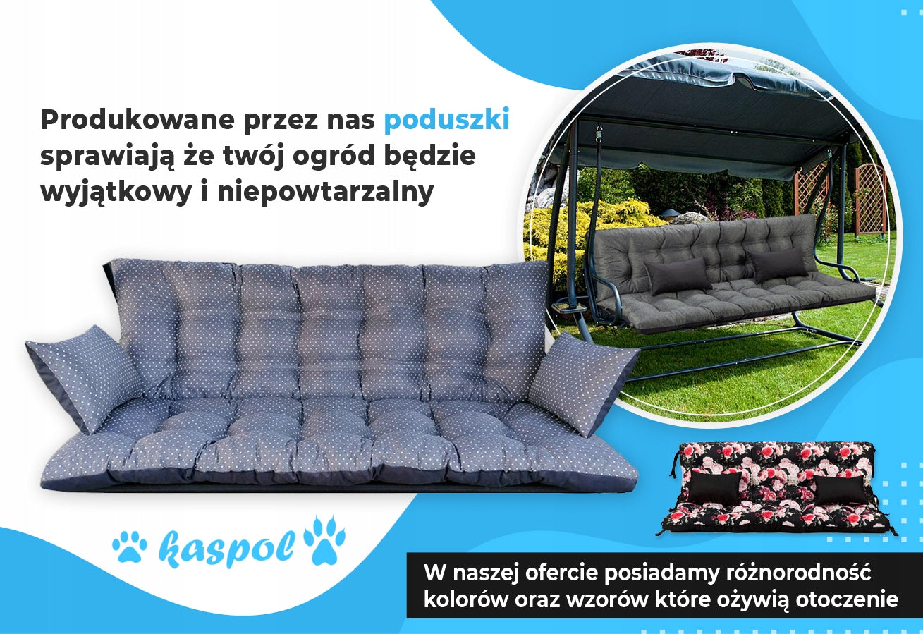 Garden Cushion 130 x 50 x 50 Quilted Swing/Bench Manufacturer code Poduszka Pikowana B3