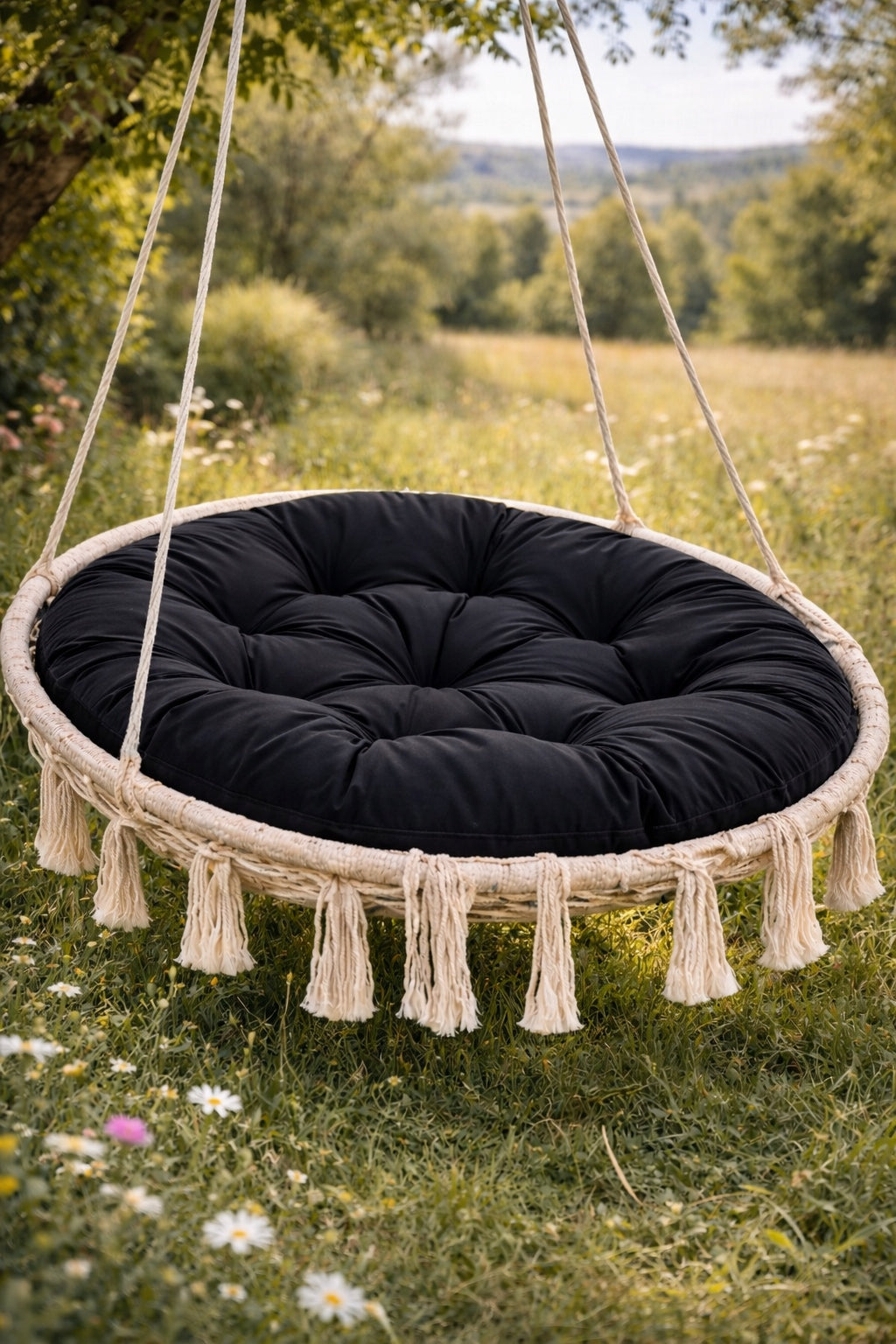 Garden Cushion 130cm for Swing Hanging Stork Nest Garden Chair Cushion thickness 10 cm