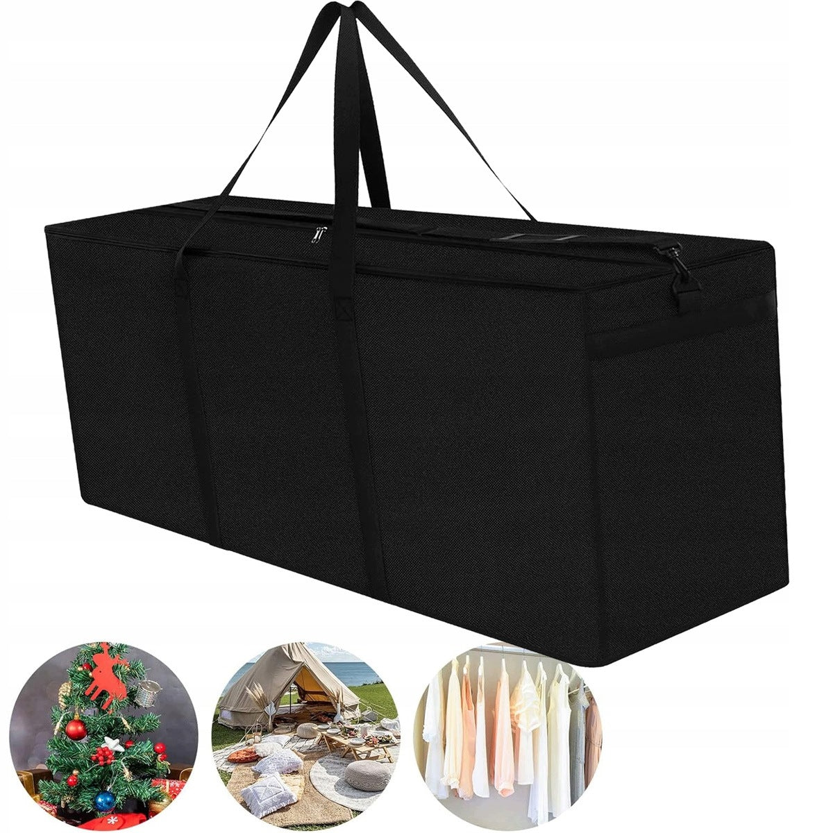 Garden Cushion Bag 200x60x75cm Protective Cover Waterproof