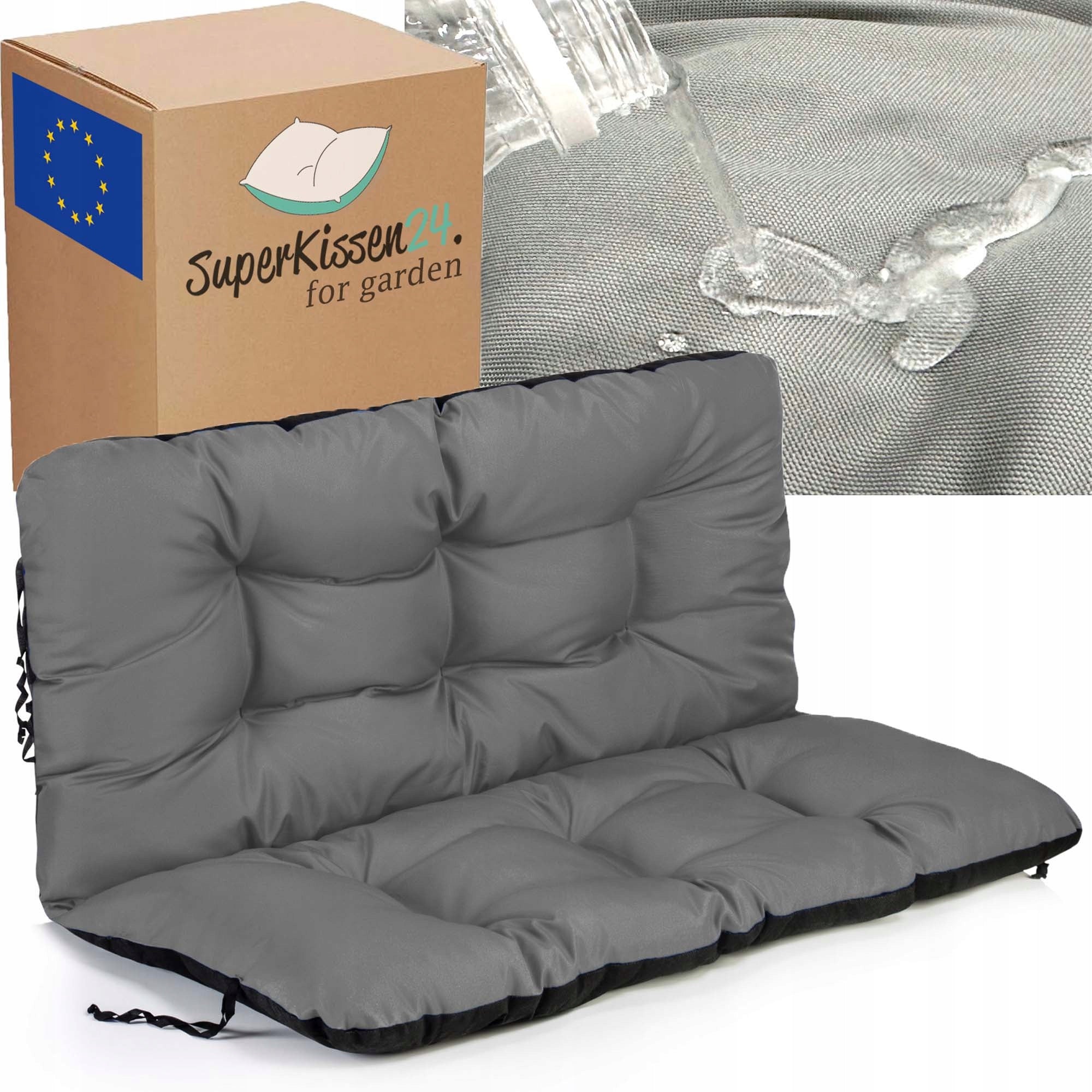 Garden Cushion for Bench Swing Pallet Furniture 120x60x50 WATERPROOF