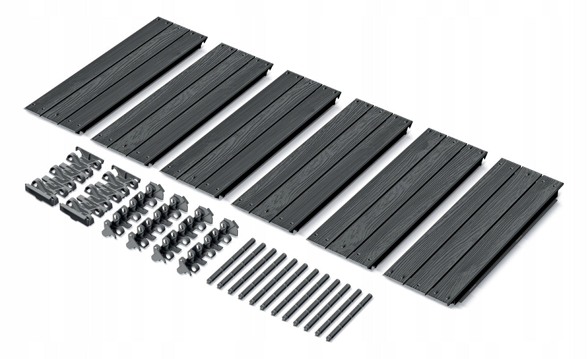 Garden Discount My Home & Garden Base Woody IBWR anthracite 150 x 75 x 25 cm Manufacturer code IBWR-S433