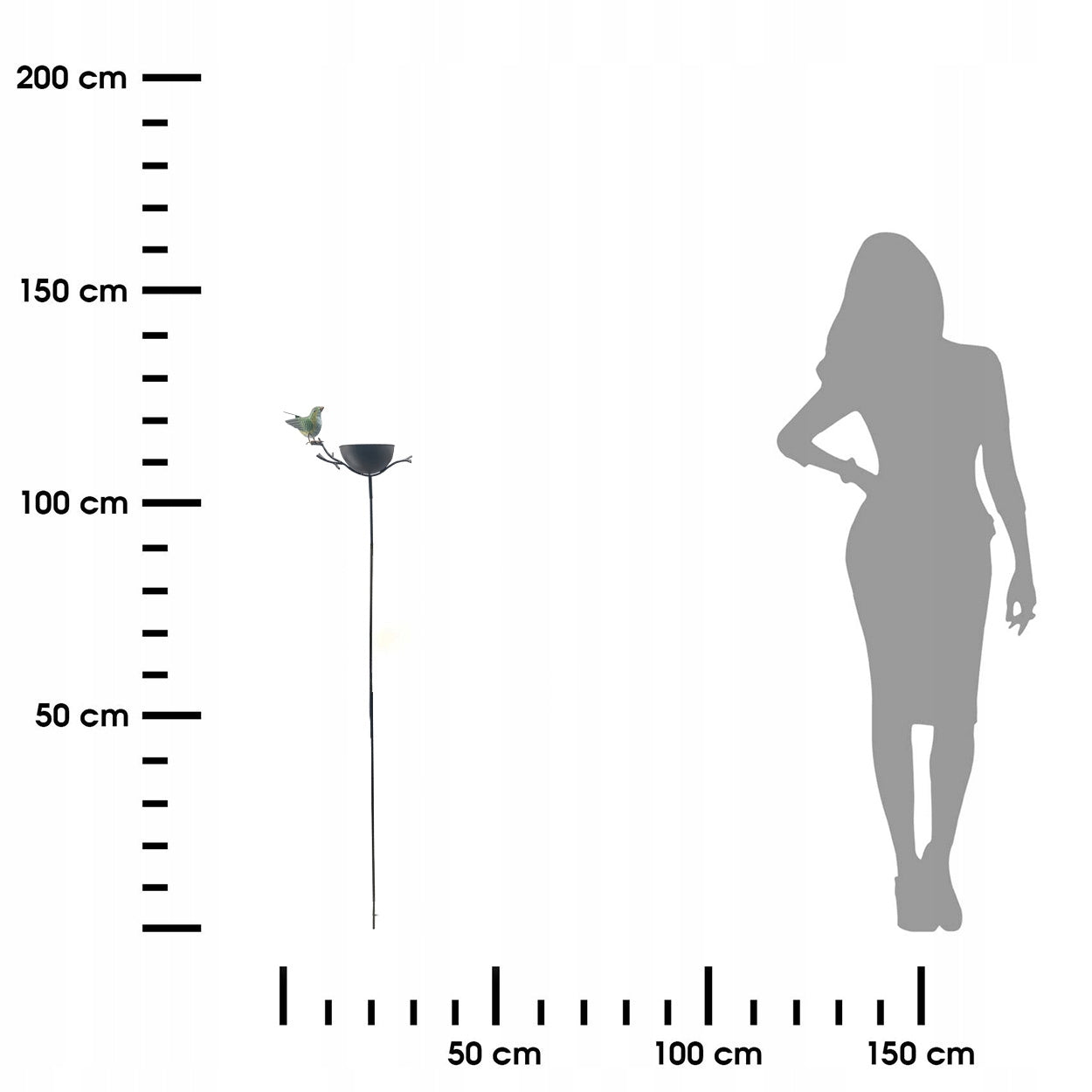 Garden Drinker Bird Feeder for Insertion 122cm Retro Grain Drinker Manufacturer code 270135-1