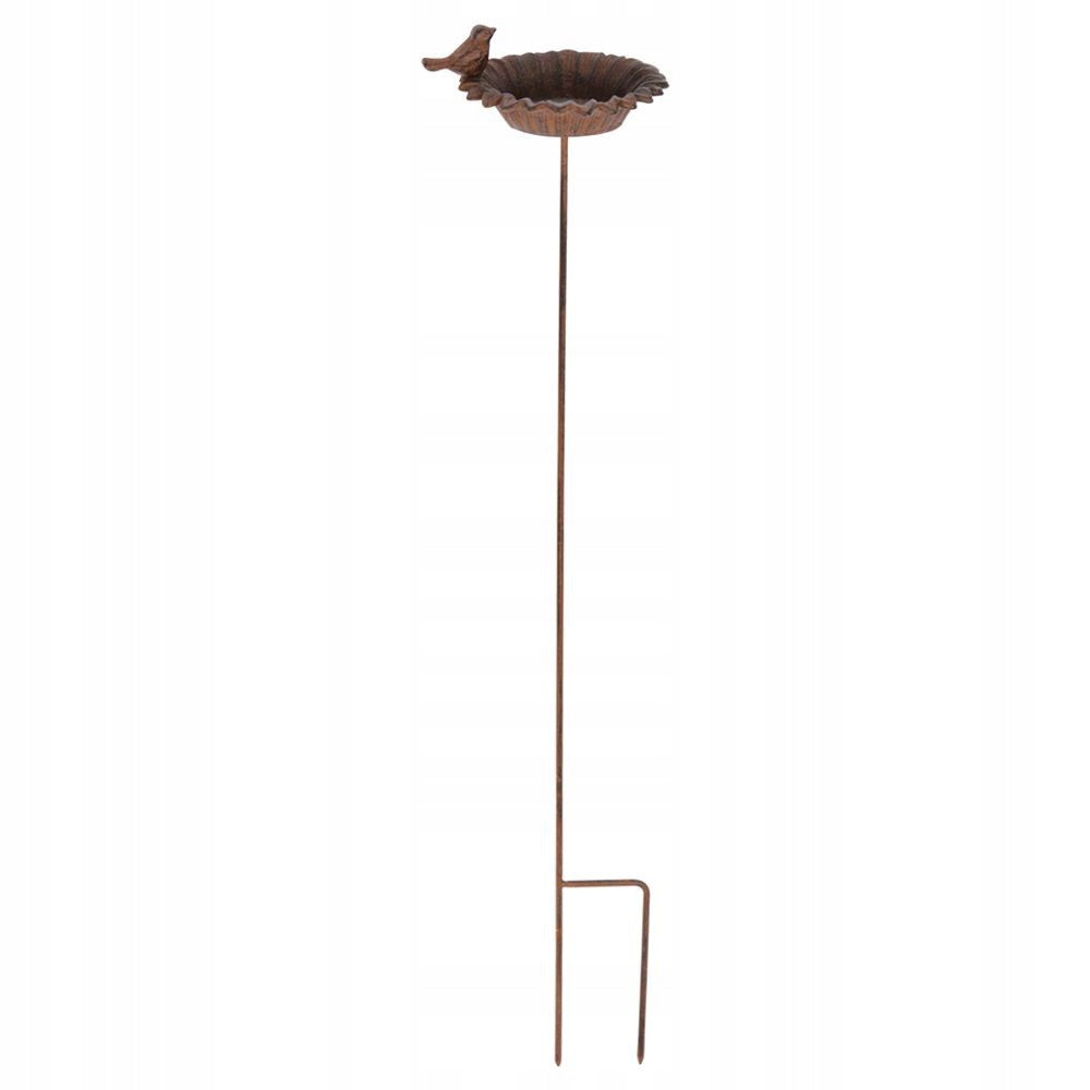 Garden Drinker Feeder for Cast Iron Birds on Leg 76cm for Grain Water Manufacturer Esschert Design