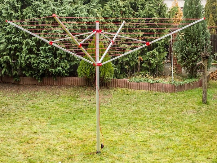 Garden Dryer 50m Line Anchor Screw + Metal Hardware Strong Stable Kind Stationary