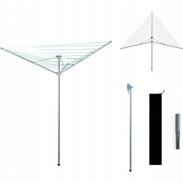 Garden Dryer Rotating 182cm with Anchor and Laundry Cover Underwear