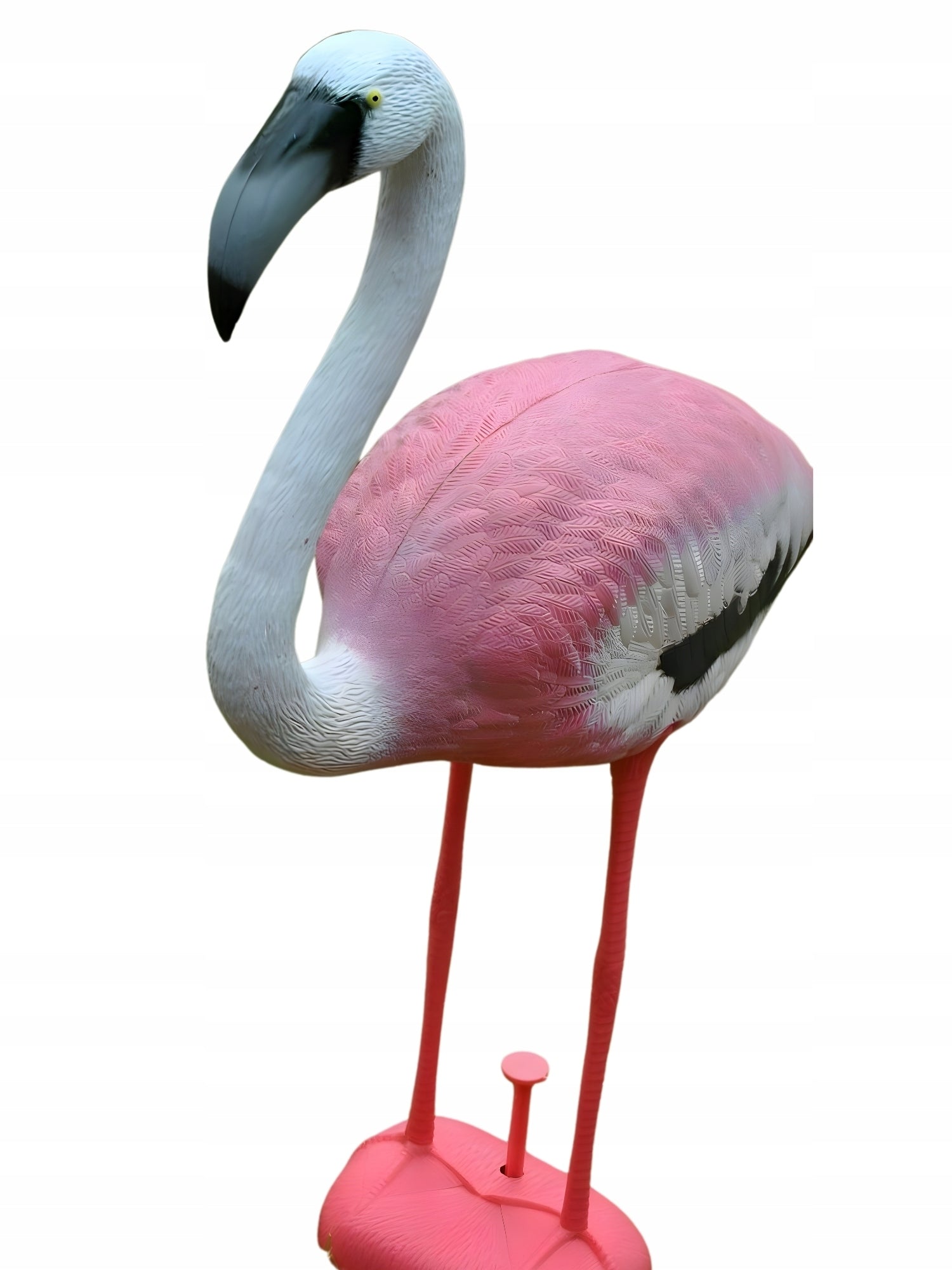 Garden Figurine Bird Ornament Flamingo Large Garden Decoration 80cm Product height 80 cm