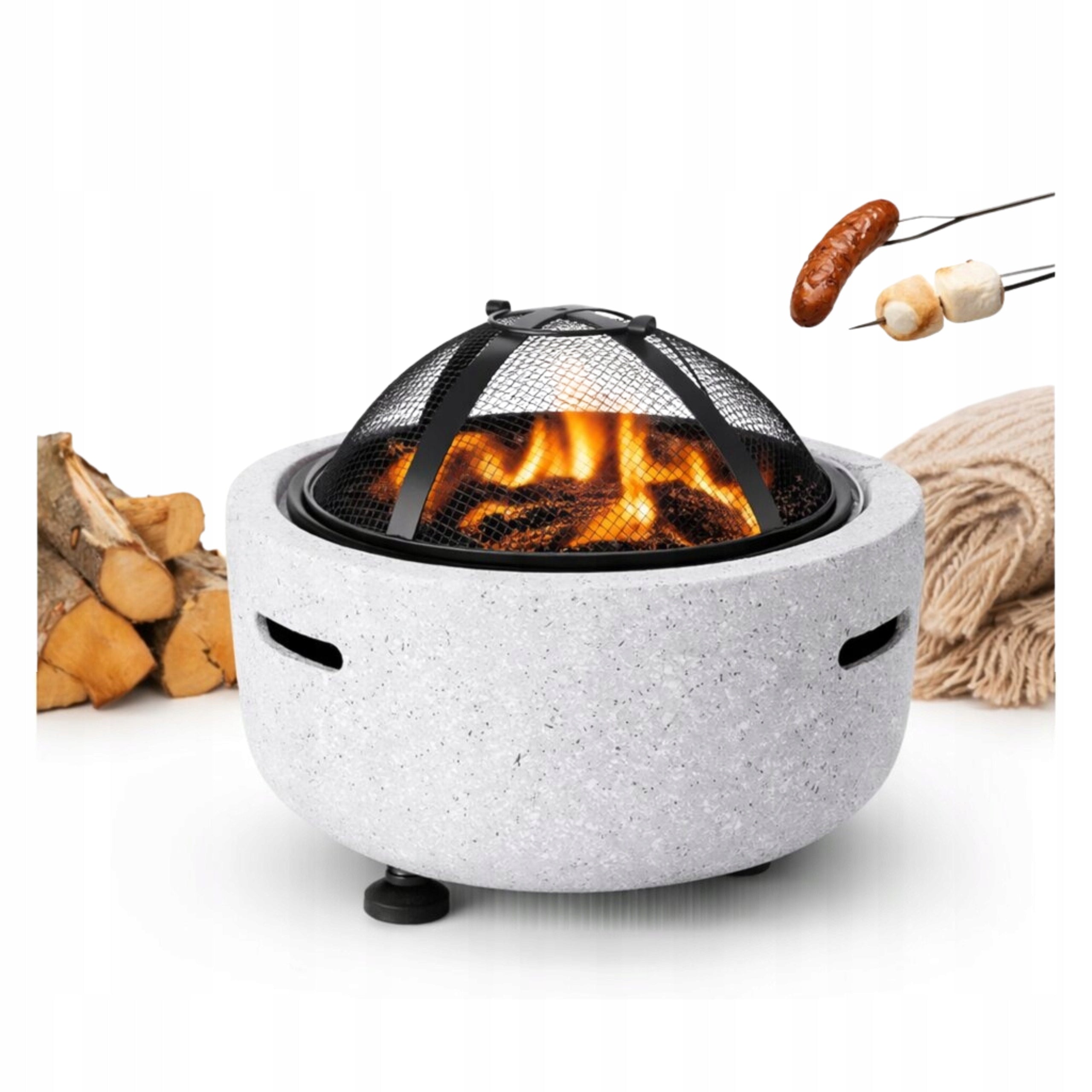 Garden Fire Pit for Stone Terrace Loft Portable Camping