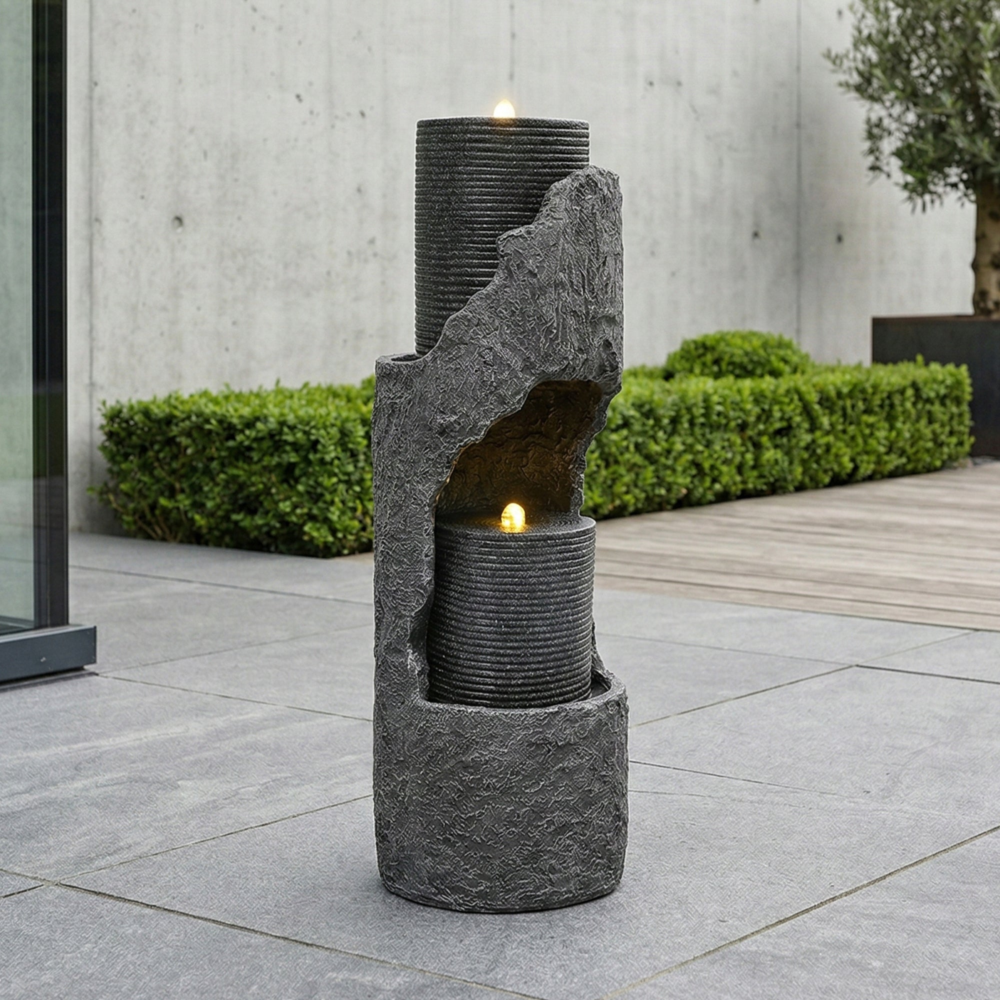 Garden Fountain, LED Lighting, Water Pump, Decorative Tank Manufacturer code 8001819925883