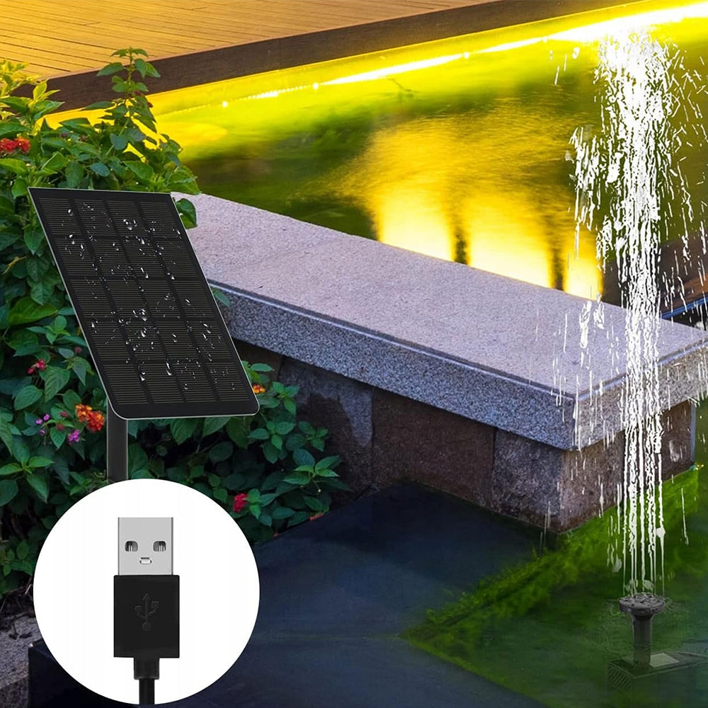 Garden Fountain Solar Pump Garden Decorative Wireless Series Pompa do oczka,Fontanna do ocz