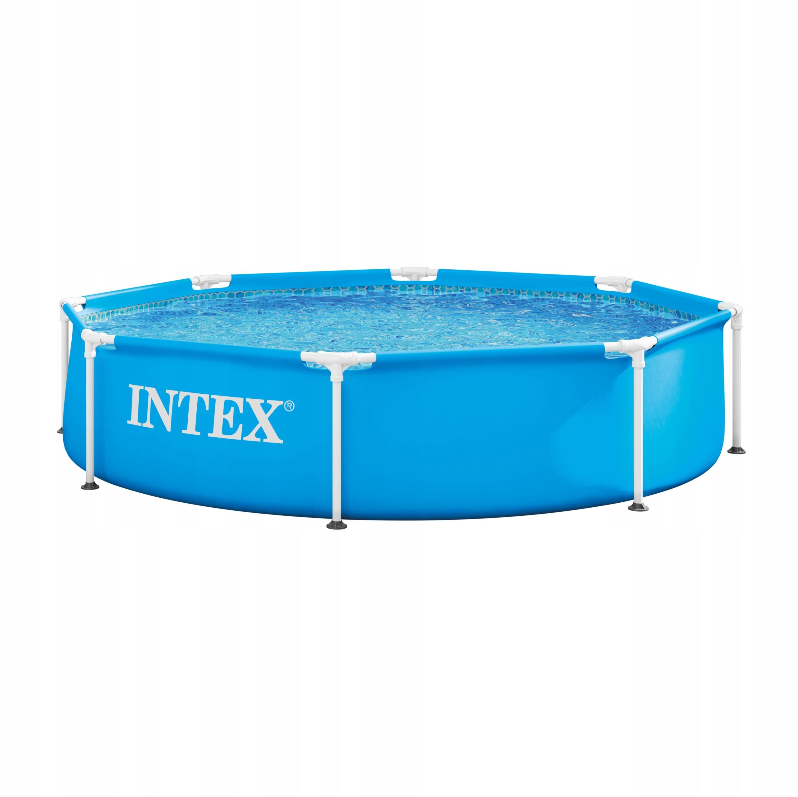 Garden Framed Pool Round 244 x 51 cm 1828L Metal Frime INTEX 28205 Packaging status original