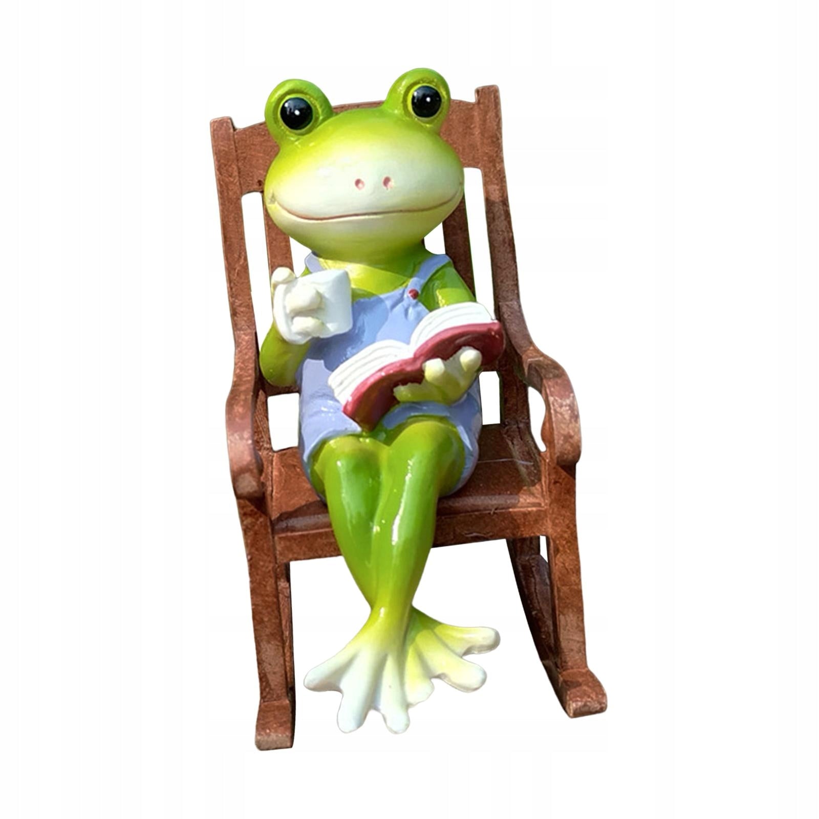 Garden Frog Statues Funny Miniature Frog Figurines Manufacturer code gazechimp-60049999