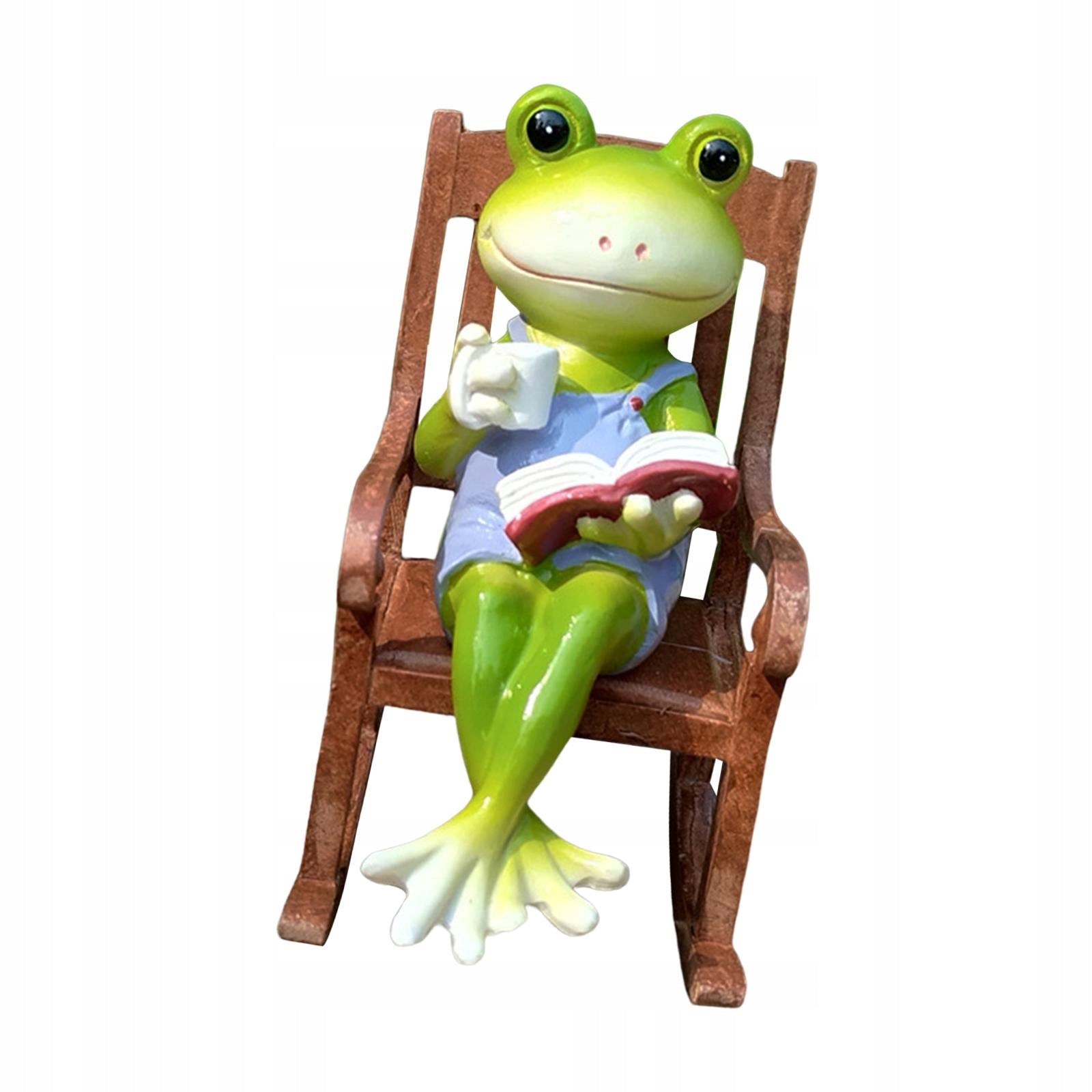 Garden Frog Statues Funny Miniature Frog Figurines Type sculpture (figure)