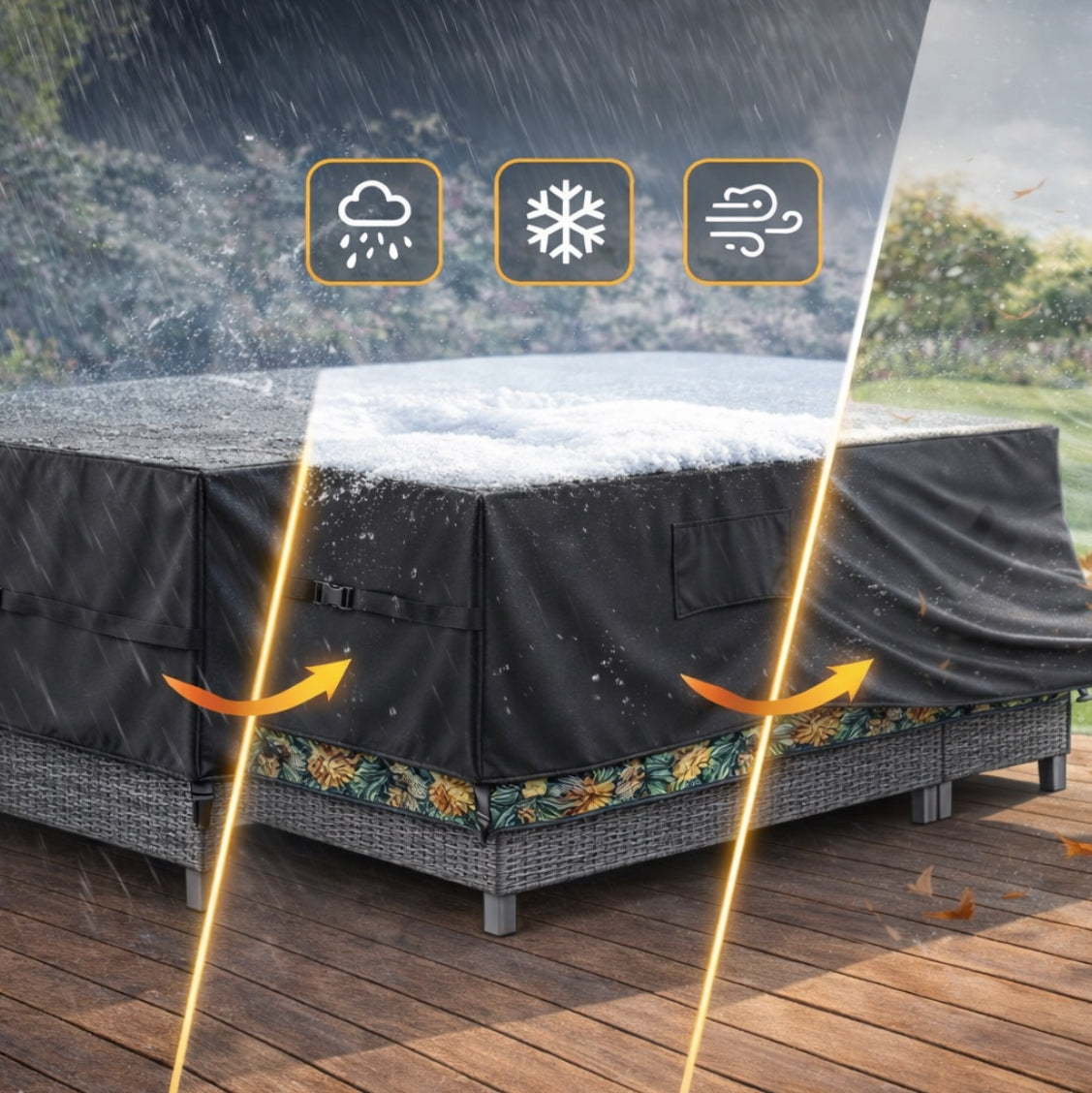 Garden Furniture Cover Table Any Dimension PRICE PER METER Kind for set