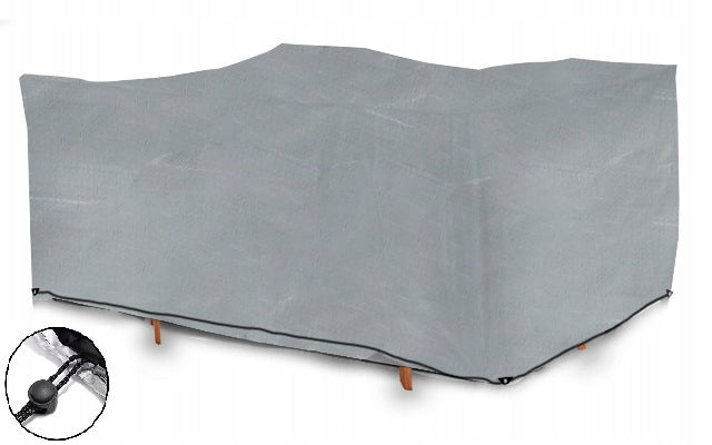 Garden Furniture Cover Waterproof Strong Set Table Grey 350x350x75