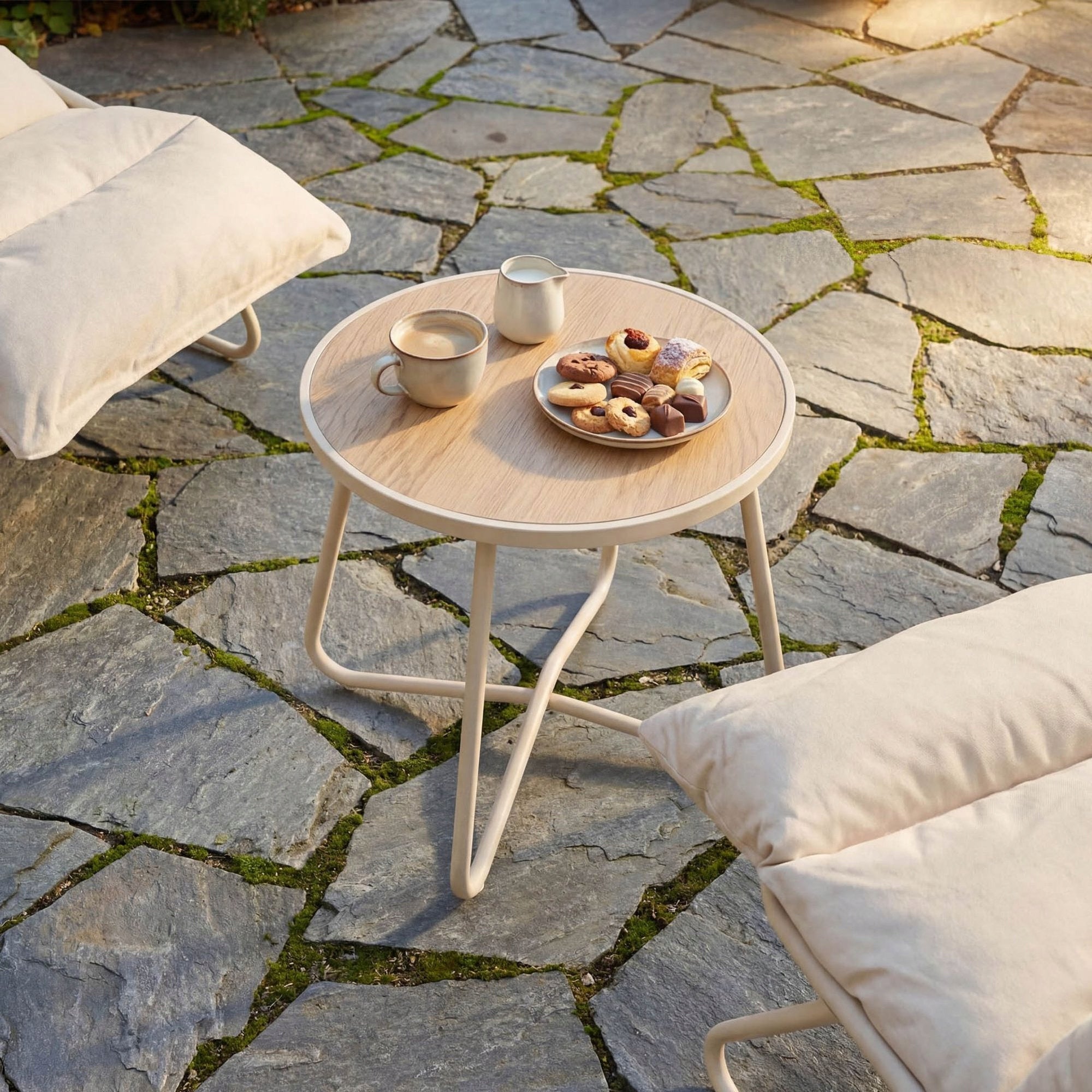 Garden Furniture Set 2 Armchairs + Coffee Table Balcony Furniture Number of people 2