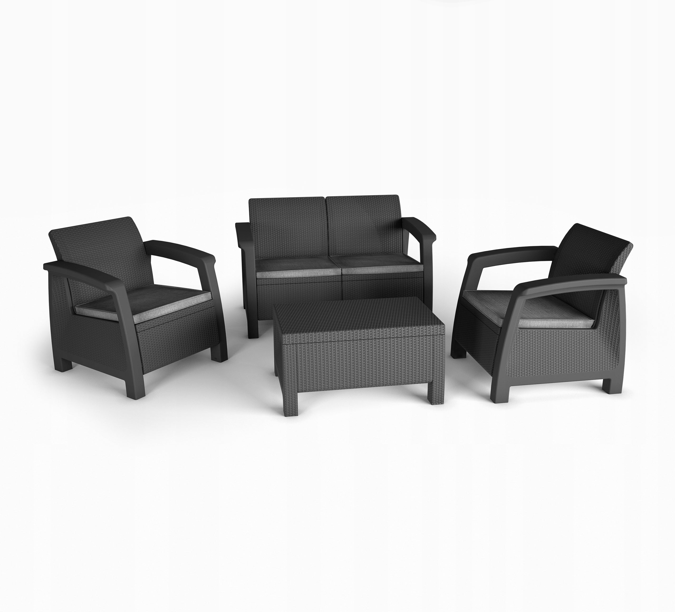 Garden Furniture Set Bahama Corfu Set Keter Graphite