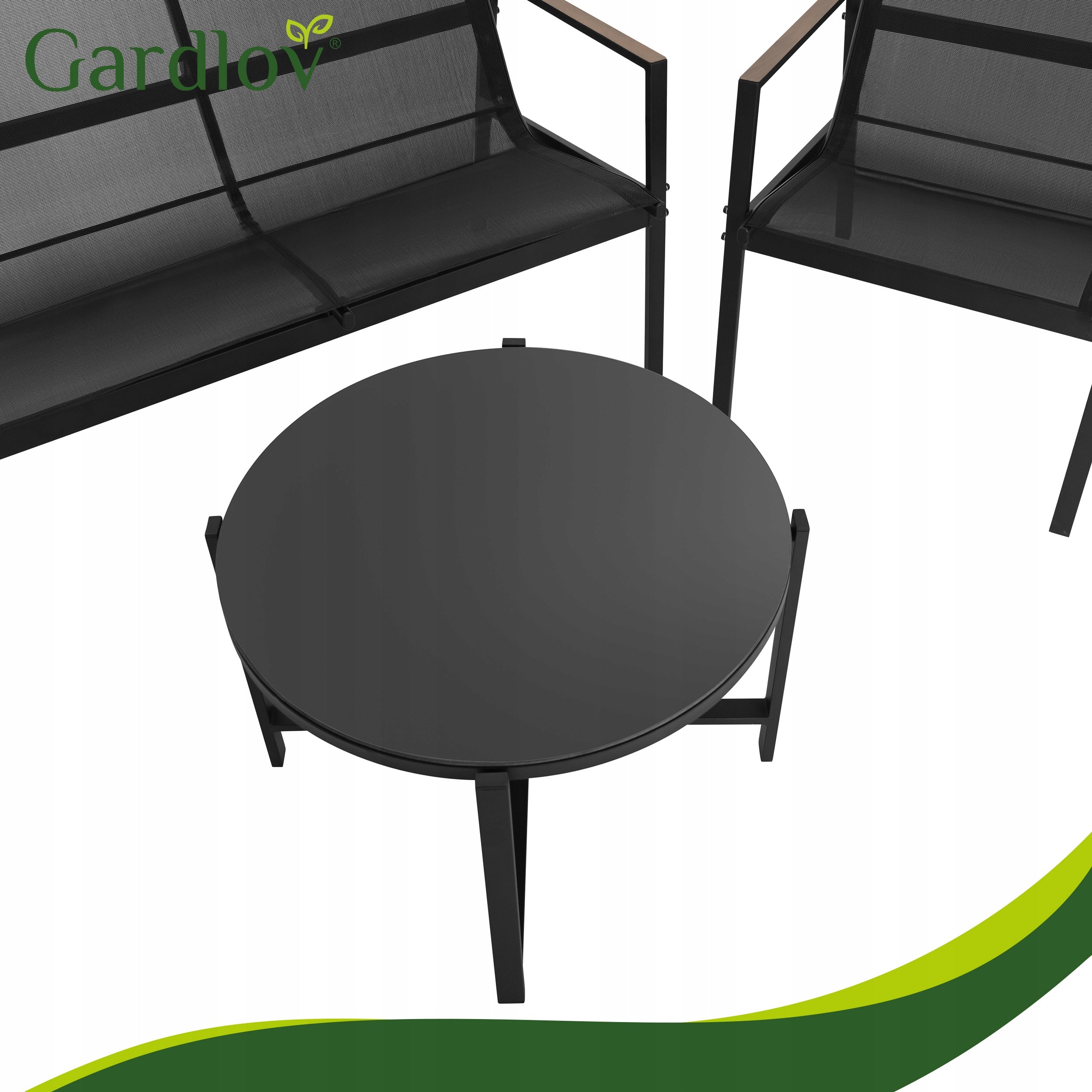 Garden Furniture Set for Balcony Terrace Table Chairs Sofa Main material metal