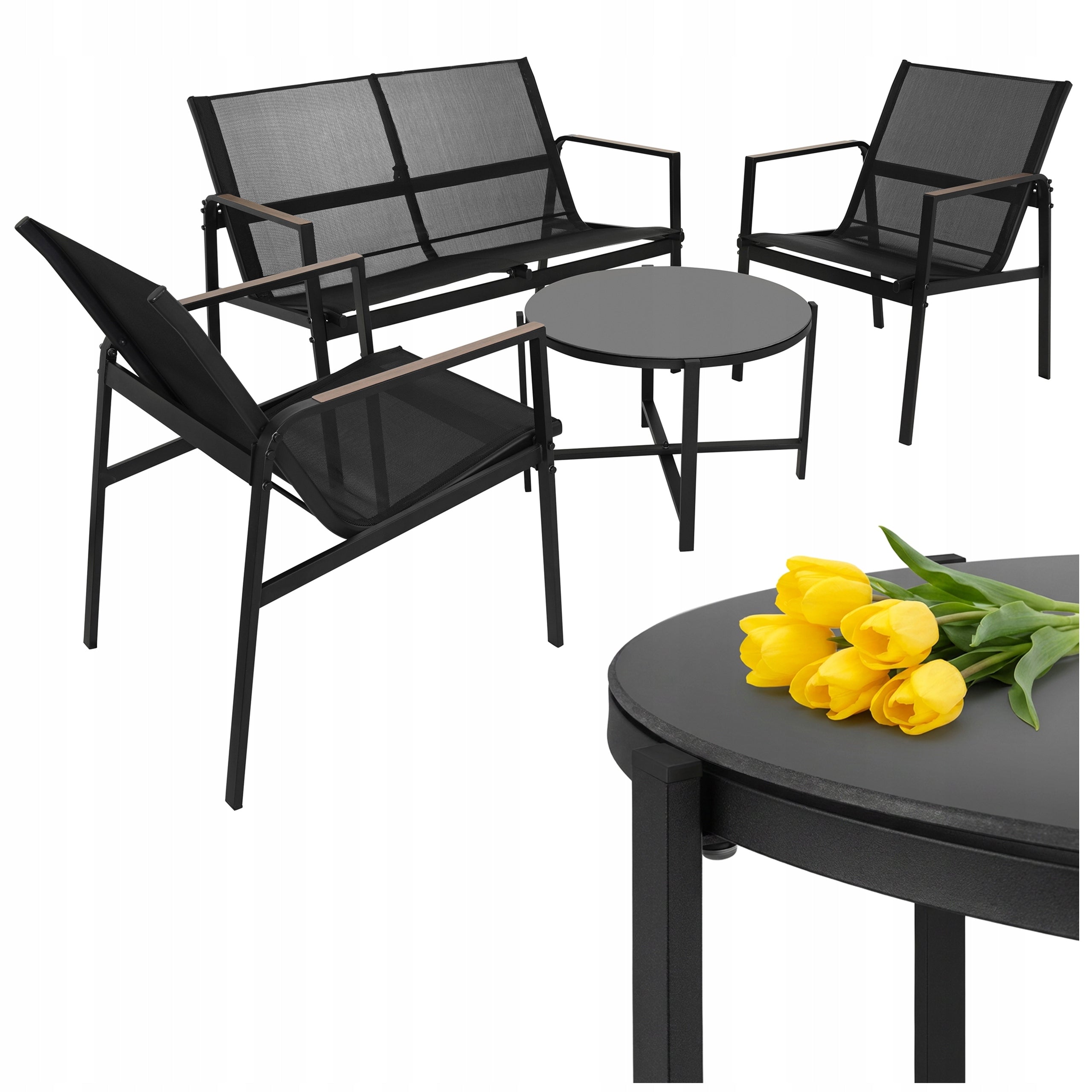 Garden Furniture Set for Balcony Terrace Table Chairs Sofa