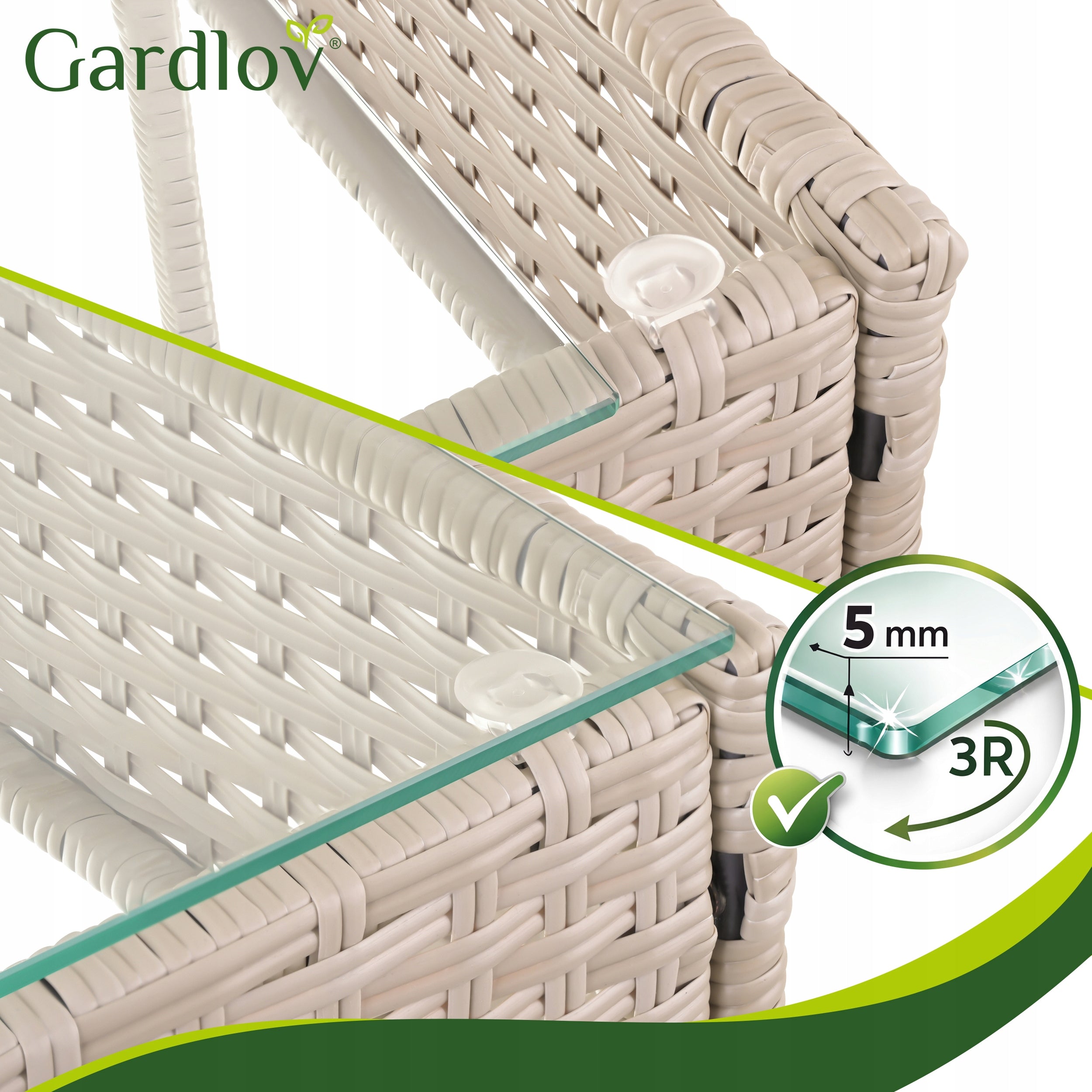 Garden Furniture Set for Terrace Technorattan Table Sofa Manufacturer Gardlov