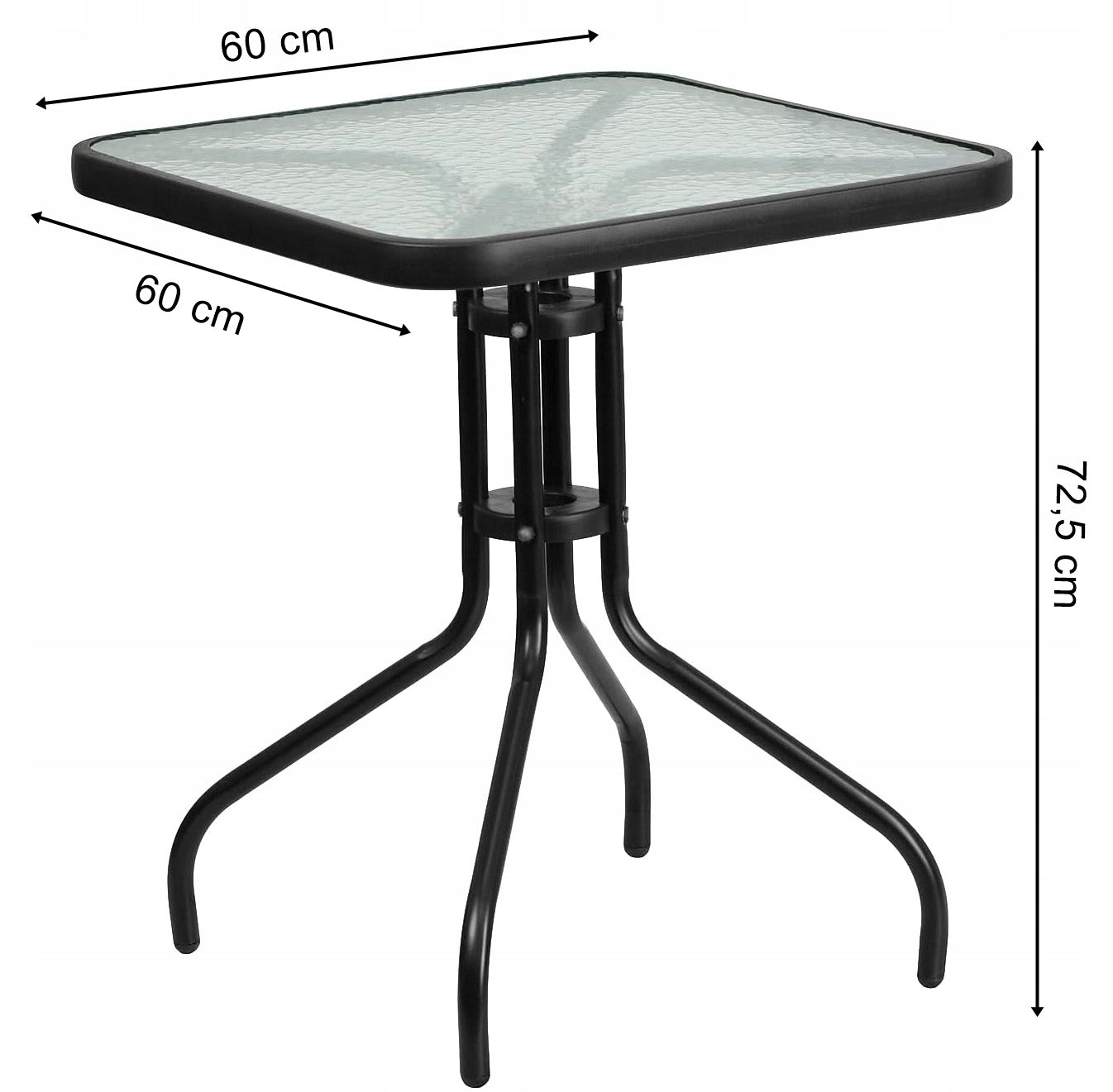 Garden Furniture Table with Chairs for Balcony Terrace 2 Chairs Brown For coffee set