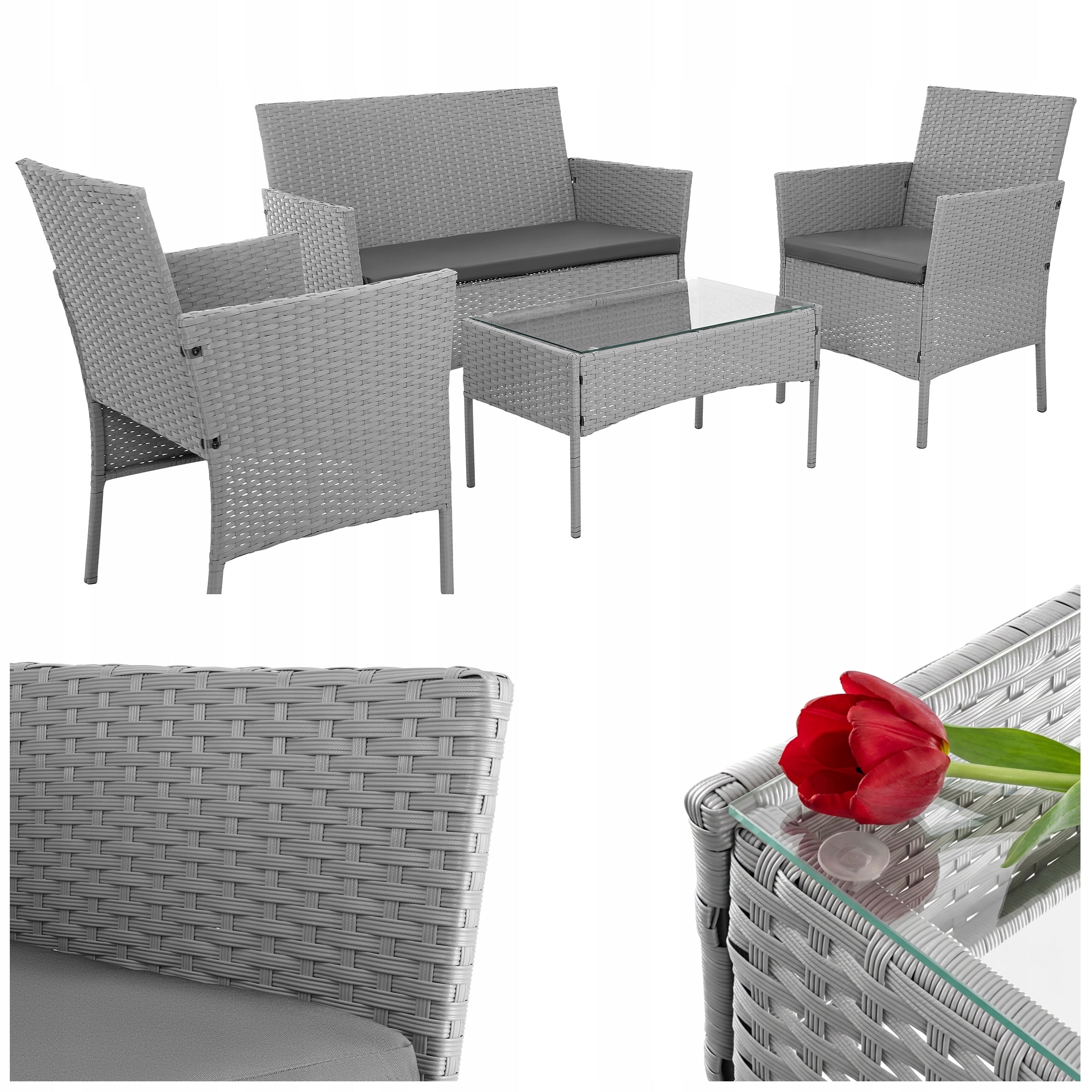 Garden Furniture Technorattan Garden Furniture Set for Terrace Sofa Table