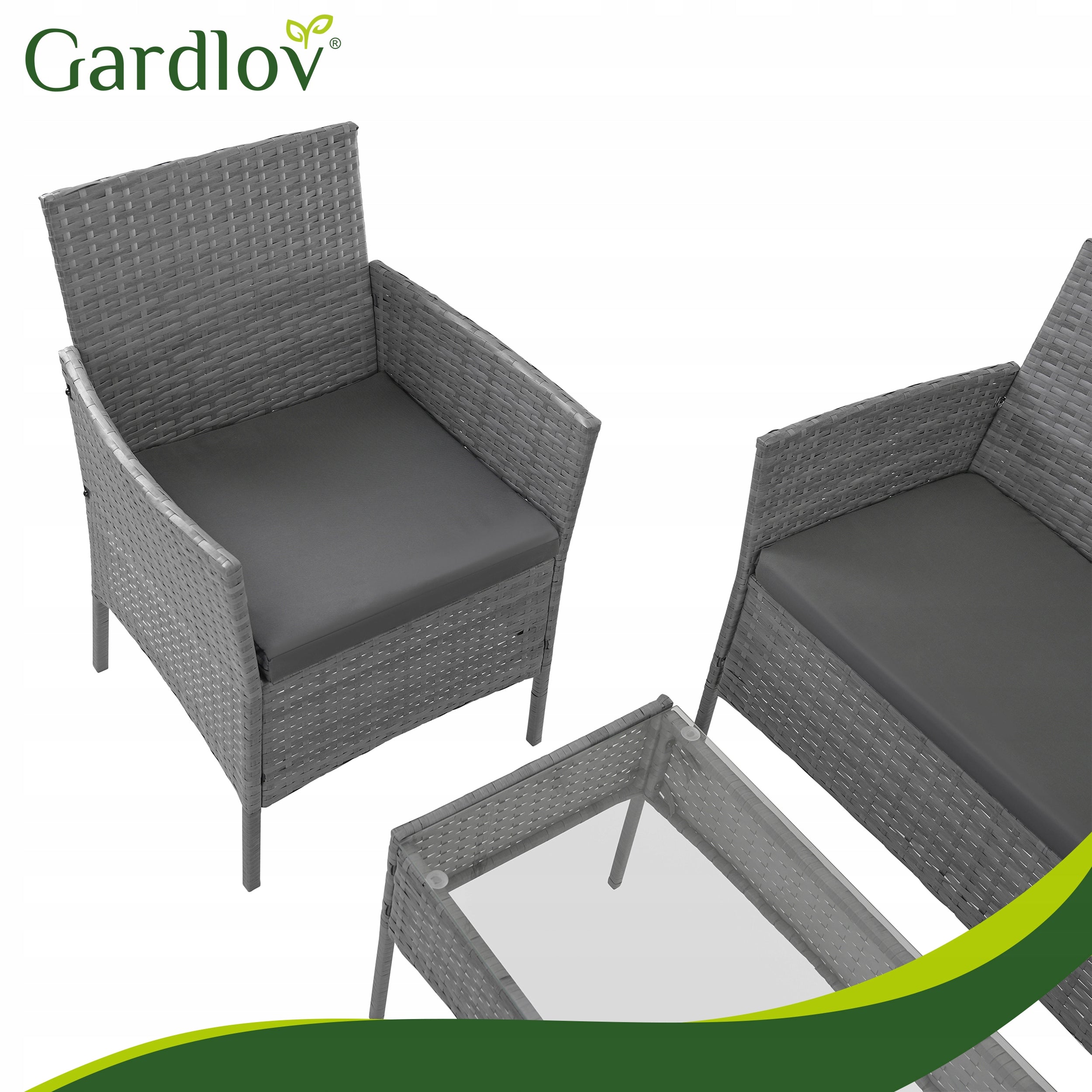 Garden Furniture Technorattan Garden Furniture Set for Terrace Table Sofa Packaging status original