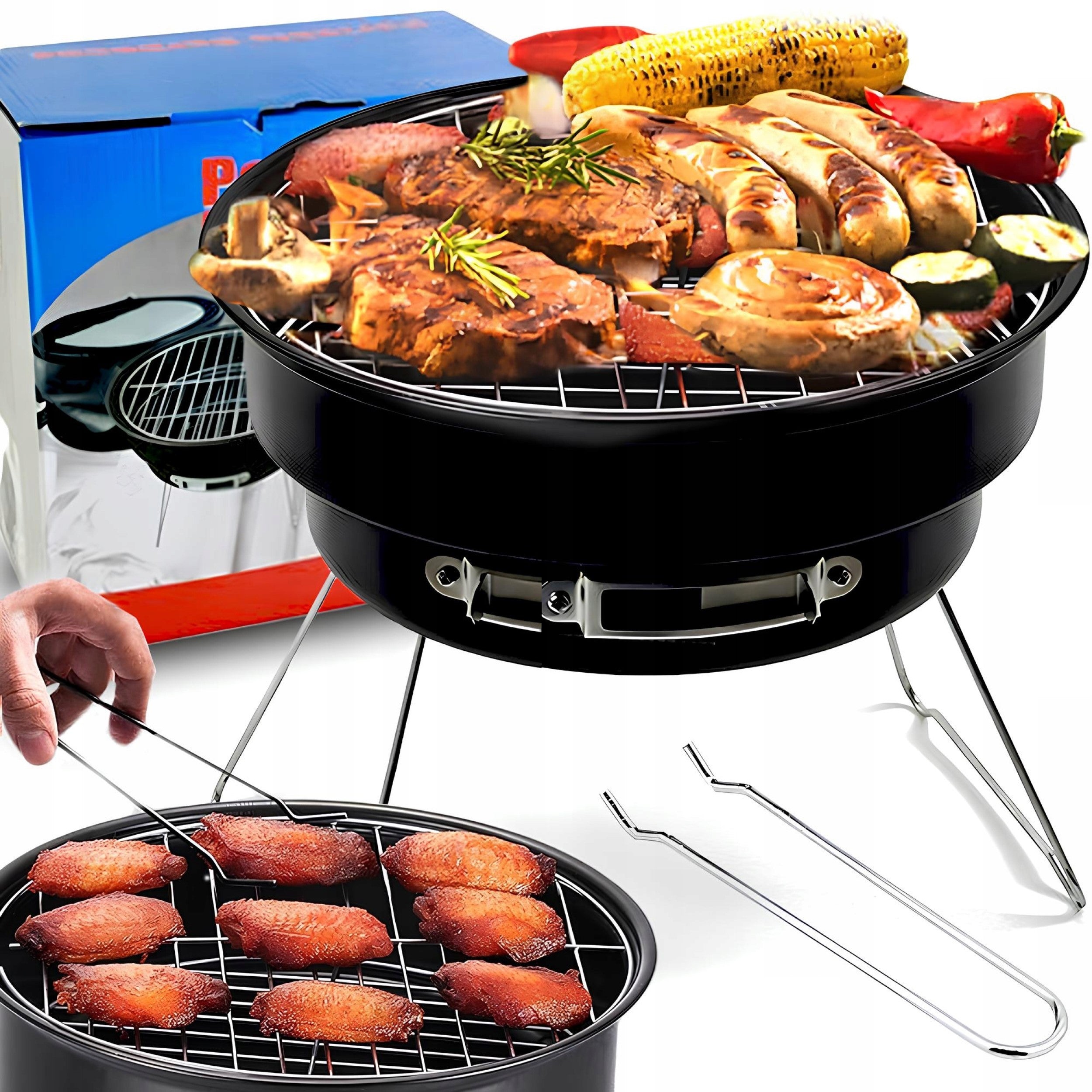 Garden GRILL PORTABLE CARBON FOLDING HIKING FOR CAMPING Round