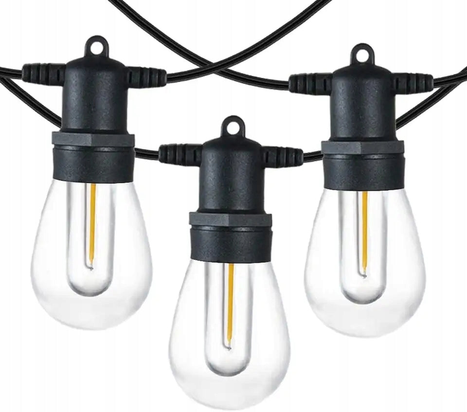 Garden Garland Light LED 15m Terrace Chain WATERPROOF 16x Bulbs EAN (GTIN) 5905326218809