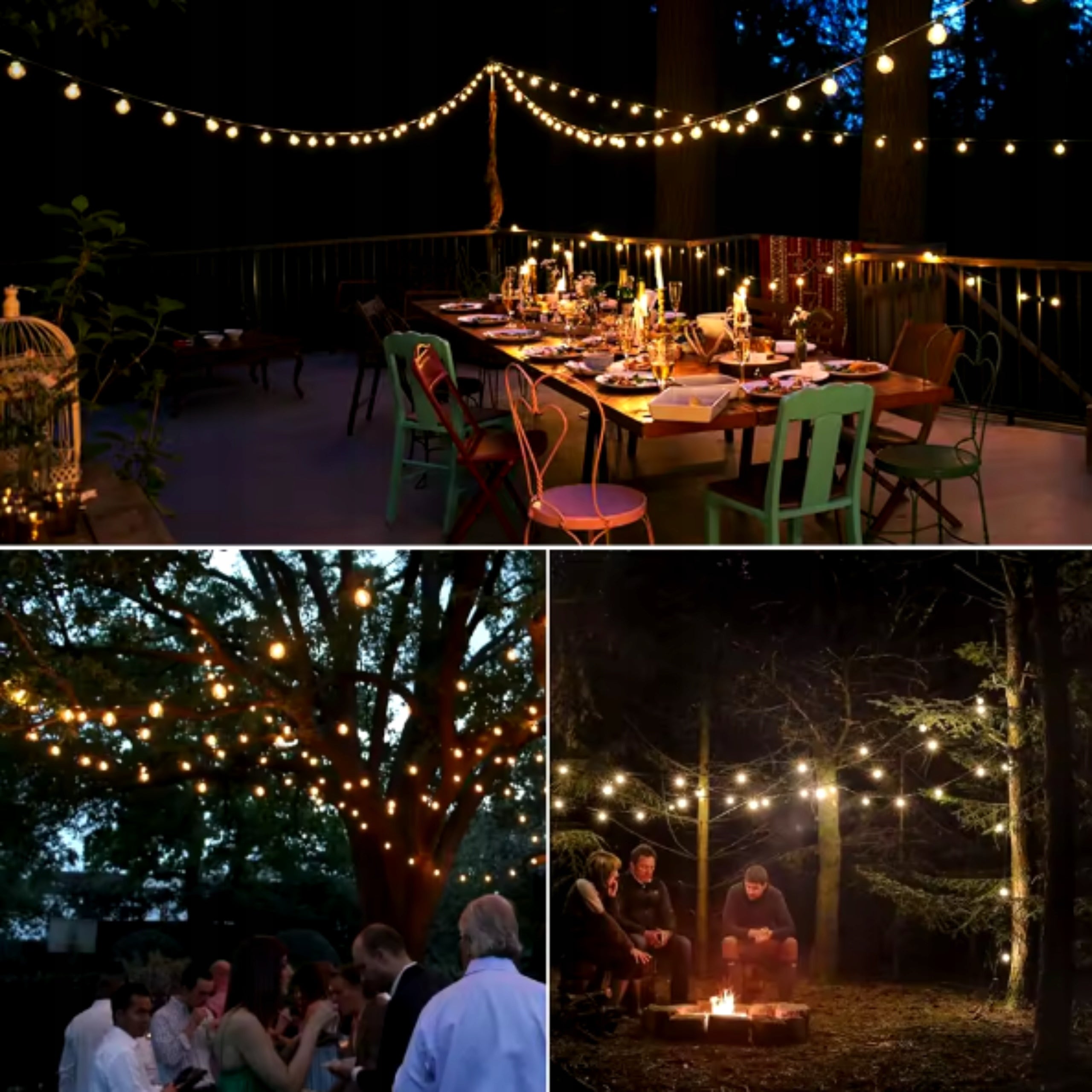 Garden Garland Light LED Outdoor Terrace For Garden 10M 15xLight Bulbs EAN (GTIN) 0810018279042