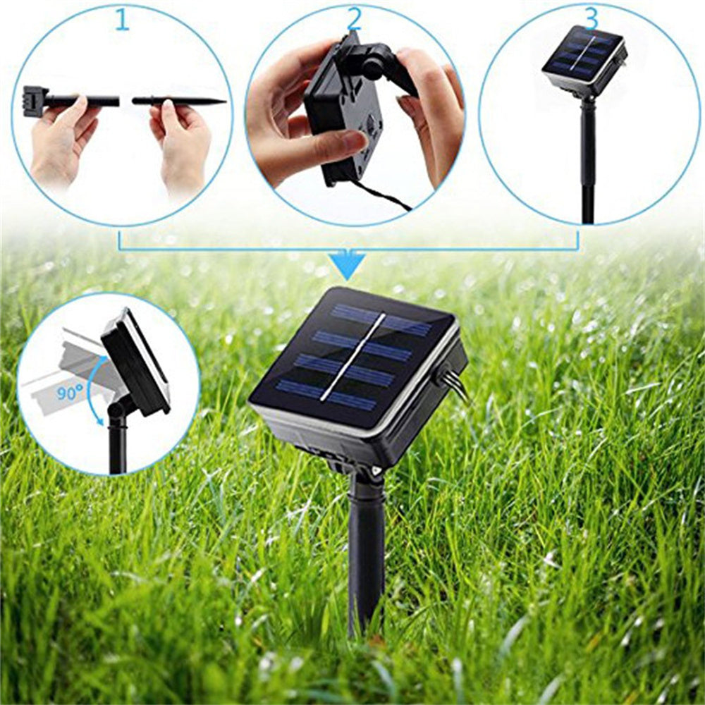 Garden Garland Solar Light Waterproof Resistant Flowers Warm EAN (GTIN) 5906203233892
