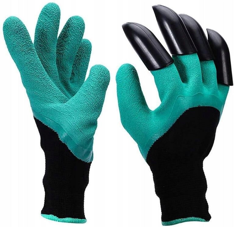 Garden Gloves with Claws for Digging and Raking Waterproof