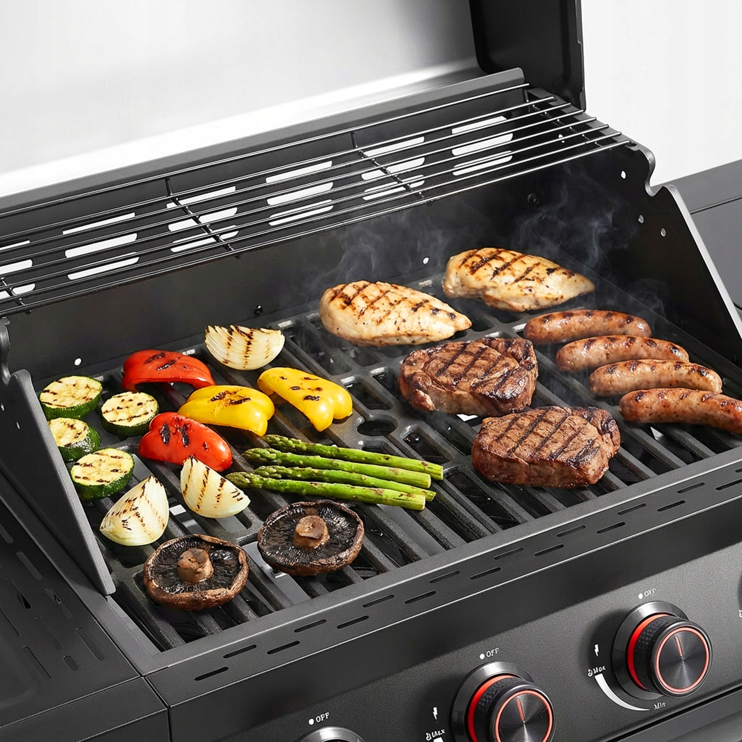 Garden Grill CAST IRON LEHMANN 6+1 stainless steel 21 kW + cylinder cabinet Brand Lehmann