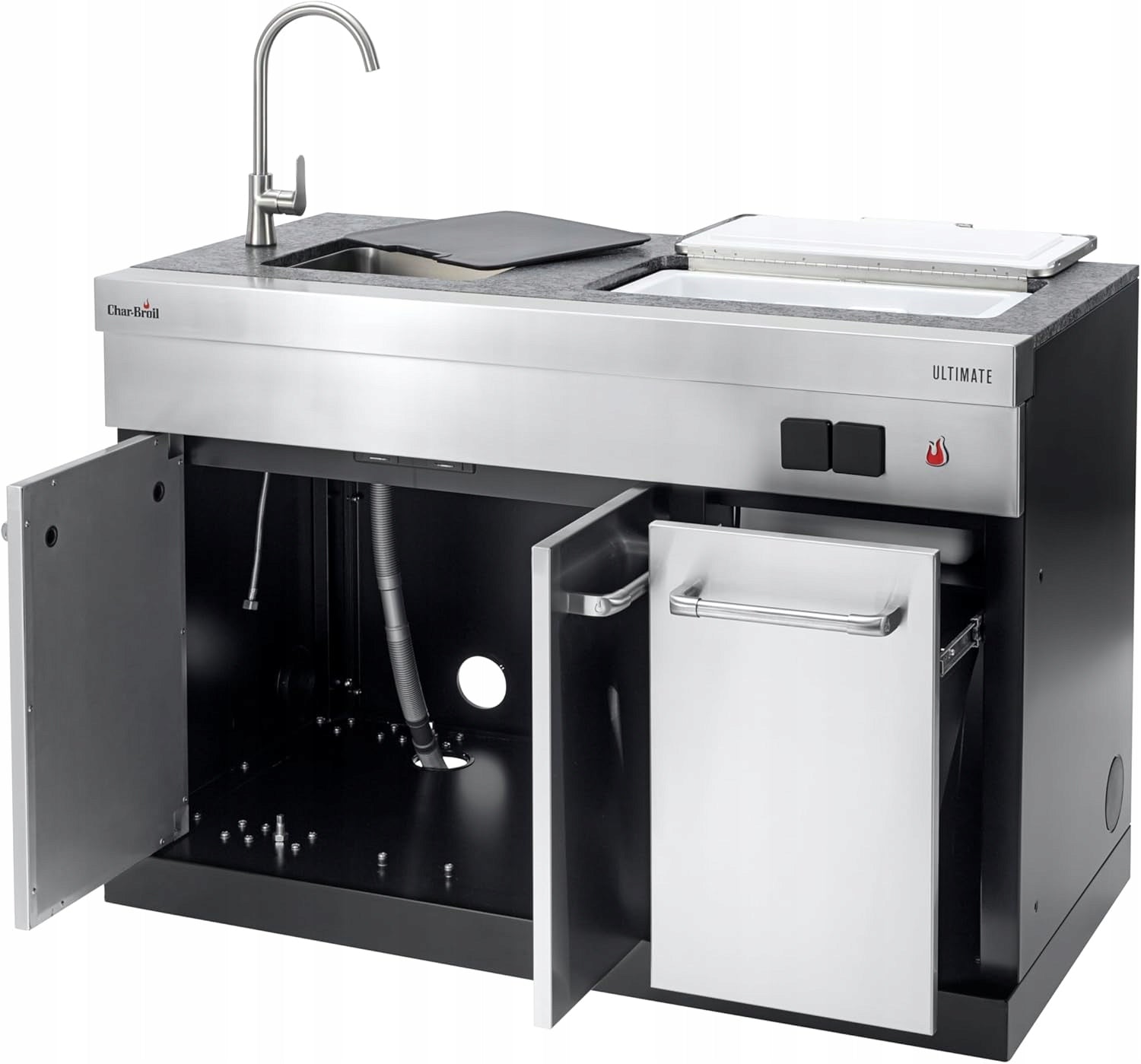 Garden Grill Gas Garden Kitchen Modular Char-Broil Sink Steel 6kW Number of burners 3