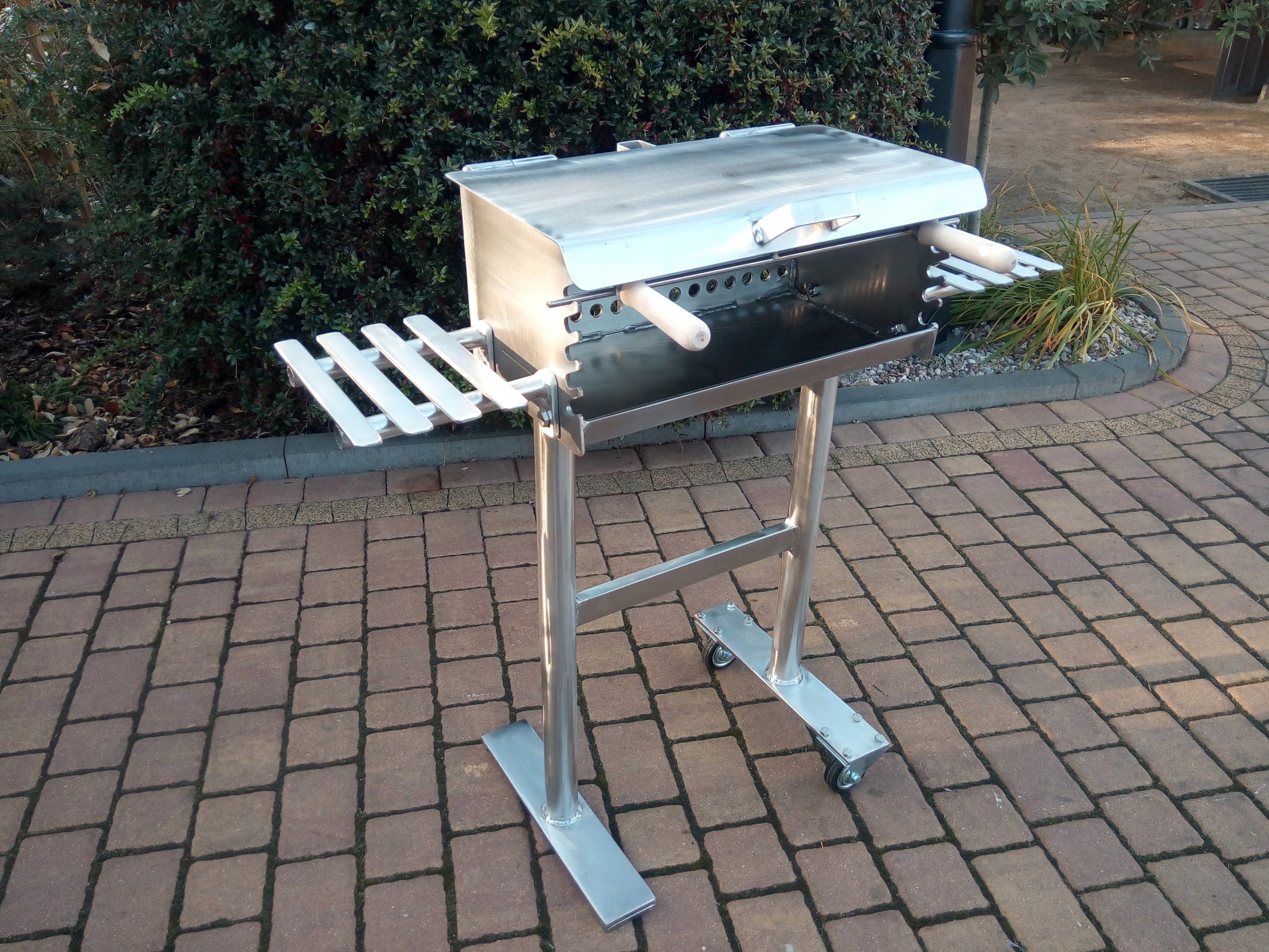 Garden Grill Stainless Steel Sheet 5mm!! Grill width 102 cm