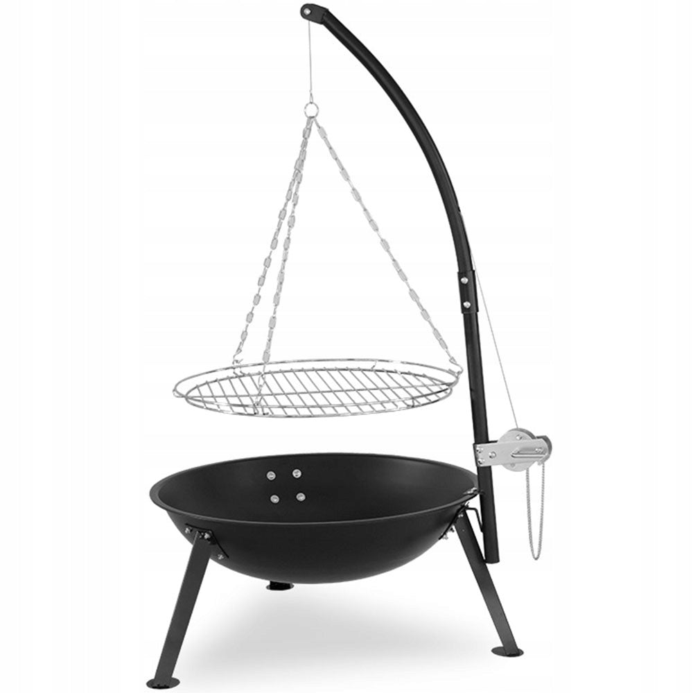 Garden Grill Tripod Fire Pit Stainless Steel Adjustable Suspended Manufacturer code BARBECUE KUTY WĘDKA MISA BBQ
